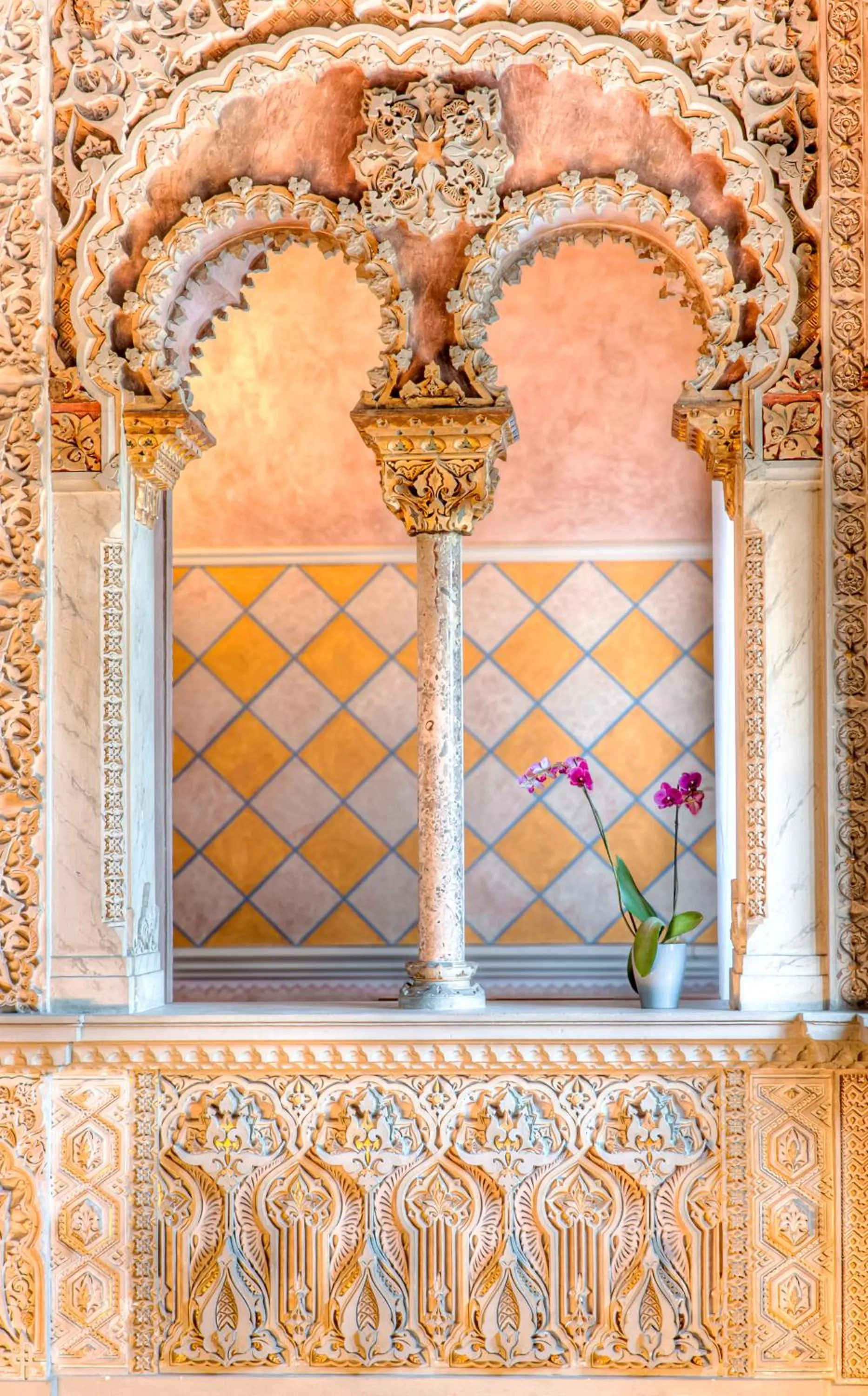 Decorative detail in Relais & Chateaux Villa Crespi