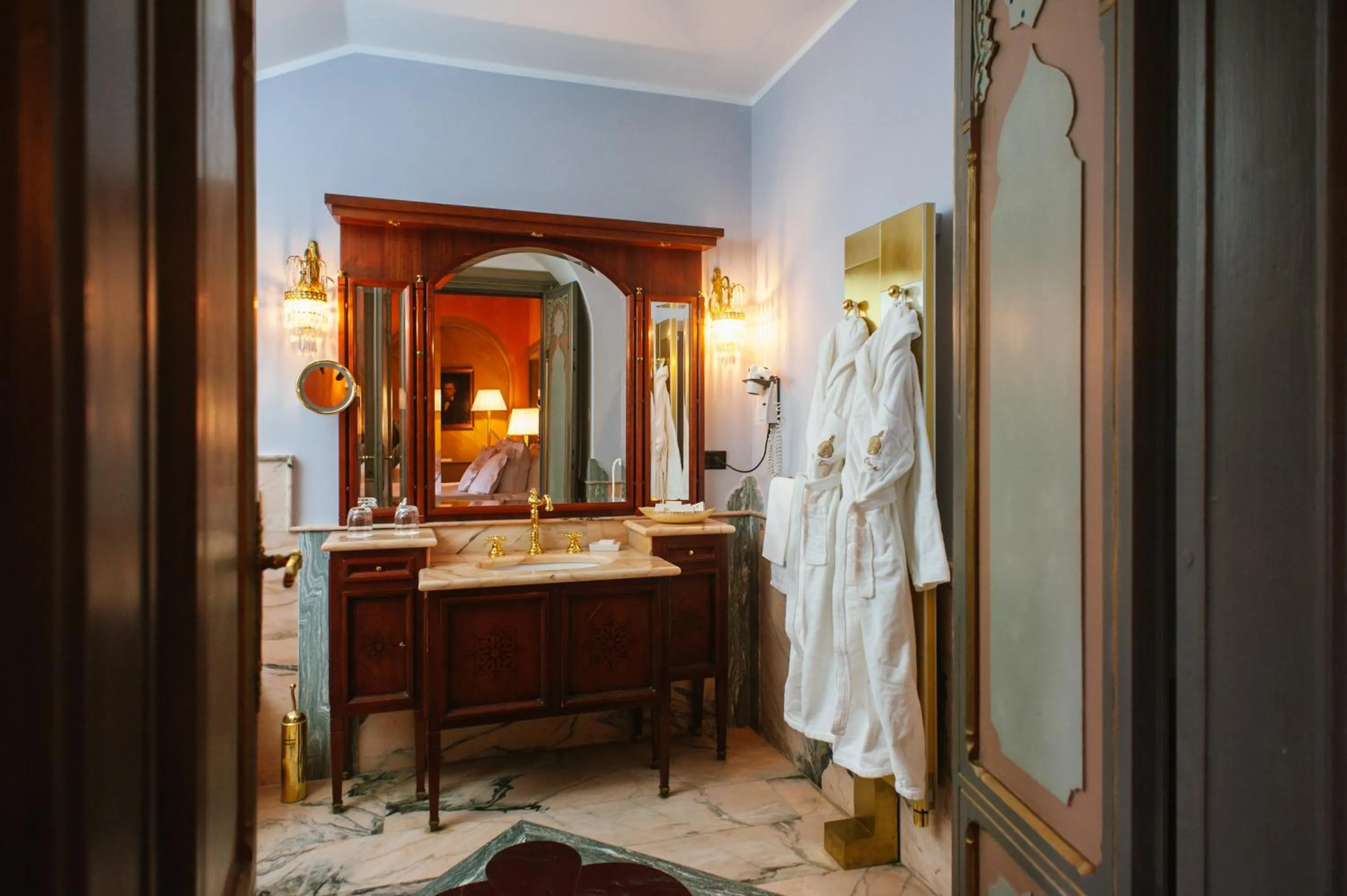 Bathroom in Relais & Chateaux Villa Crespi
