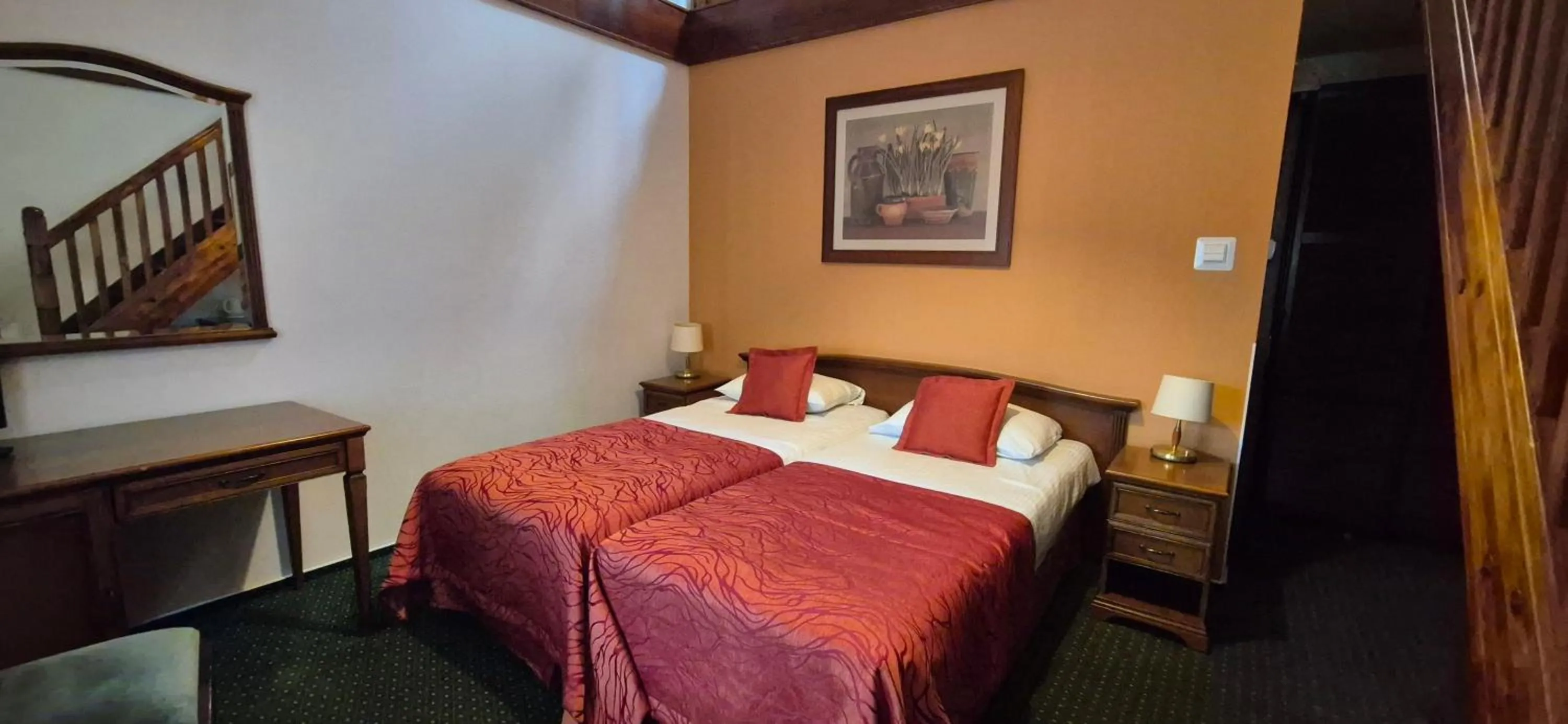 Bed in Meduza Hotel & Spa