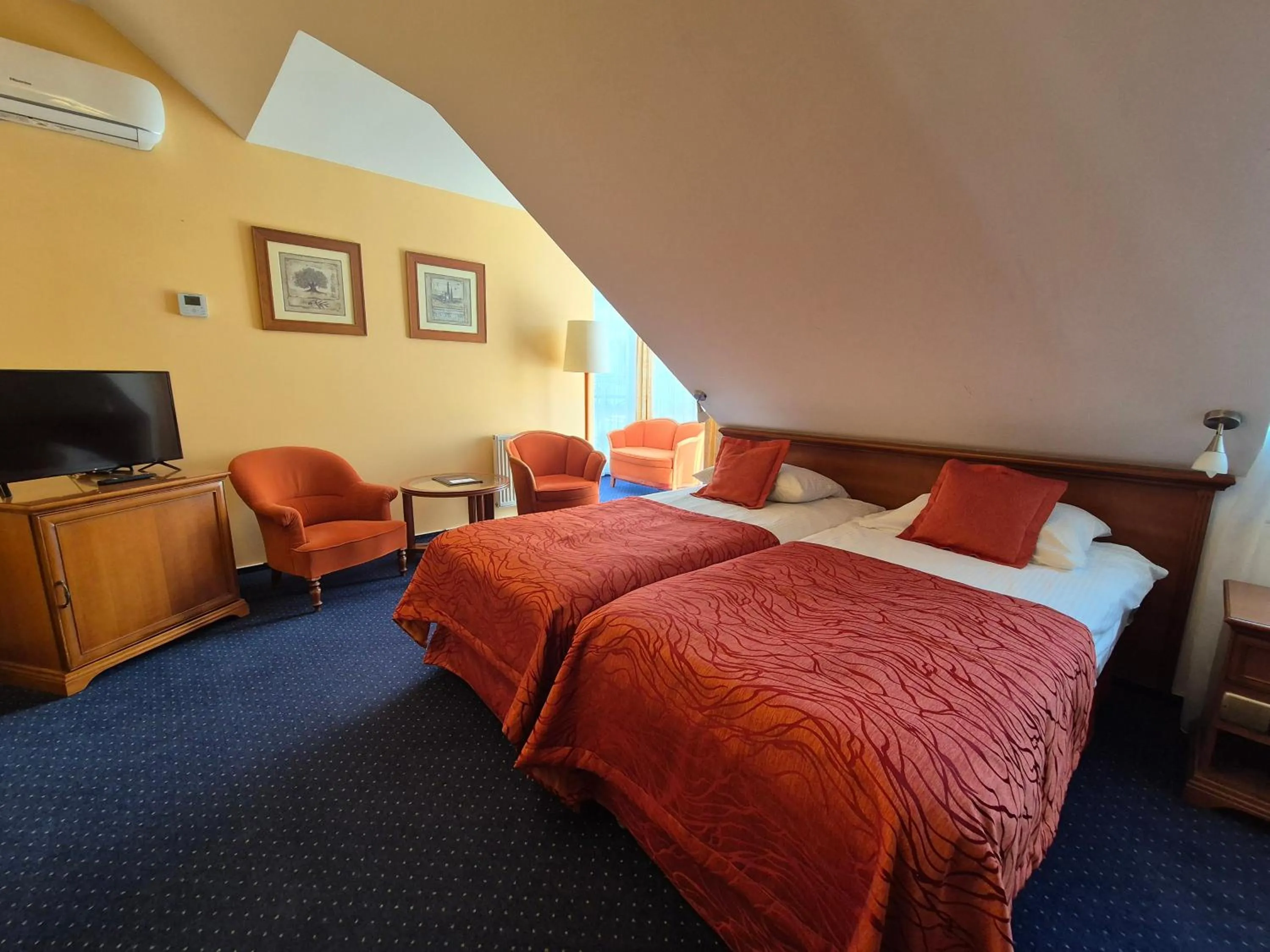 Bed in Meduza Hotel & Spa