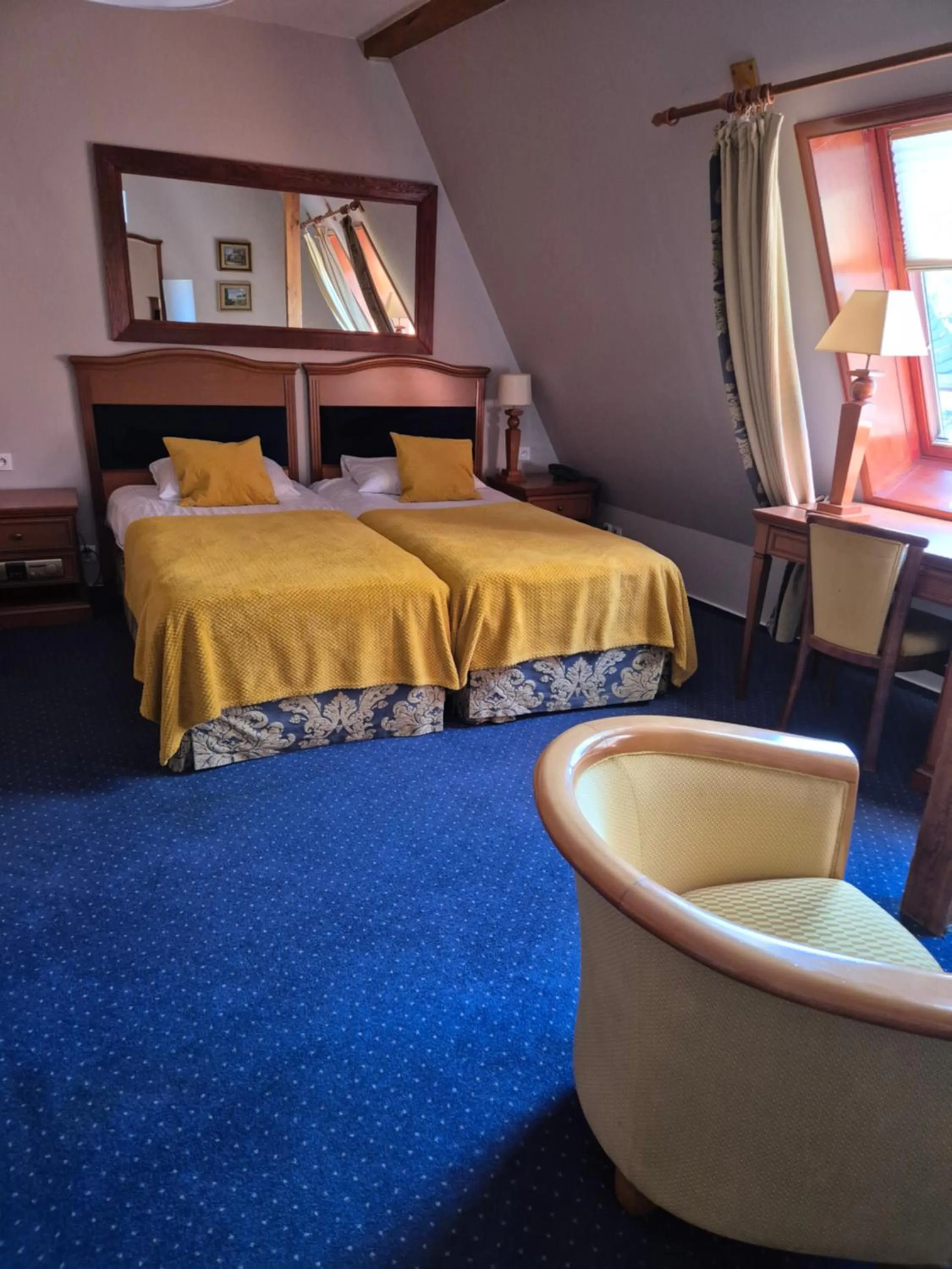 Bed in Meduza Hotel & Spa