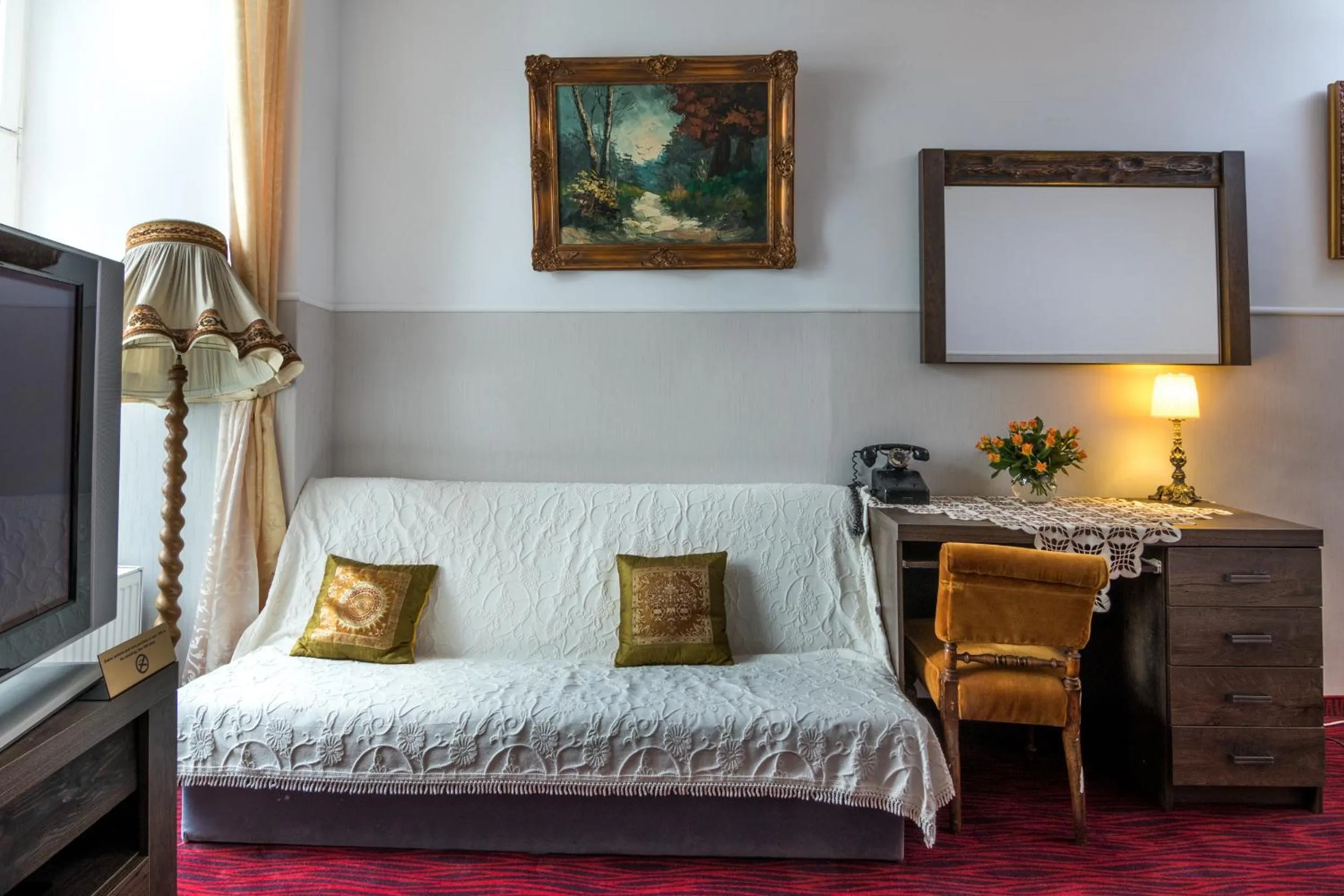 TV and multimedia, Bed in Pokoje Gościnne Unikat - Self check in