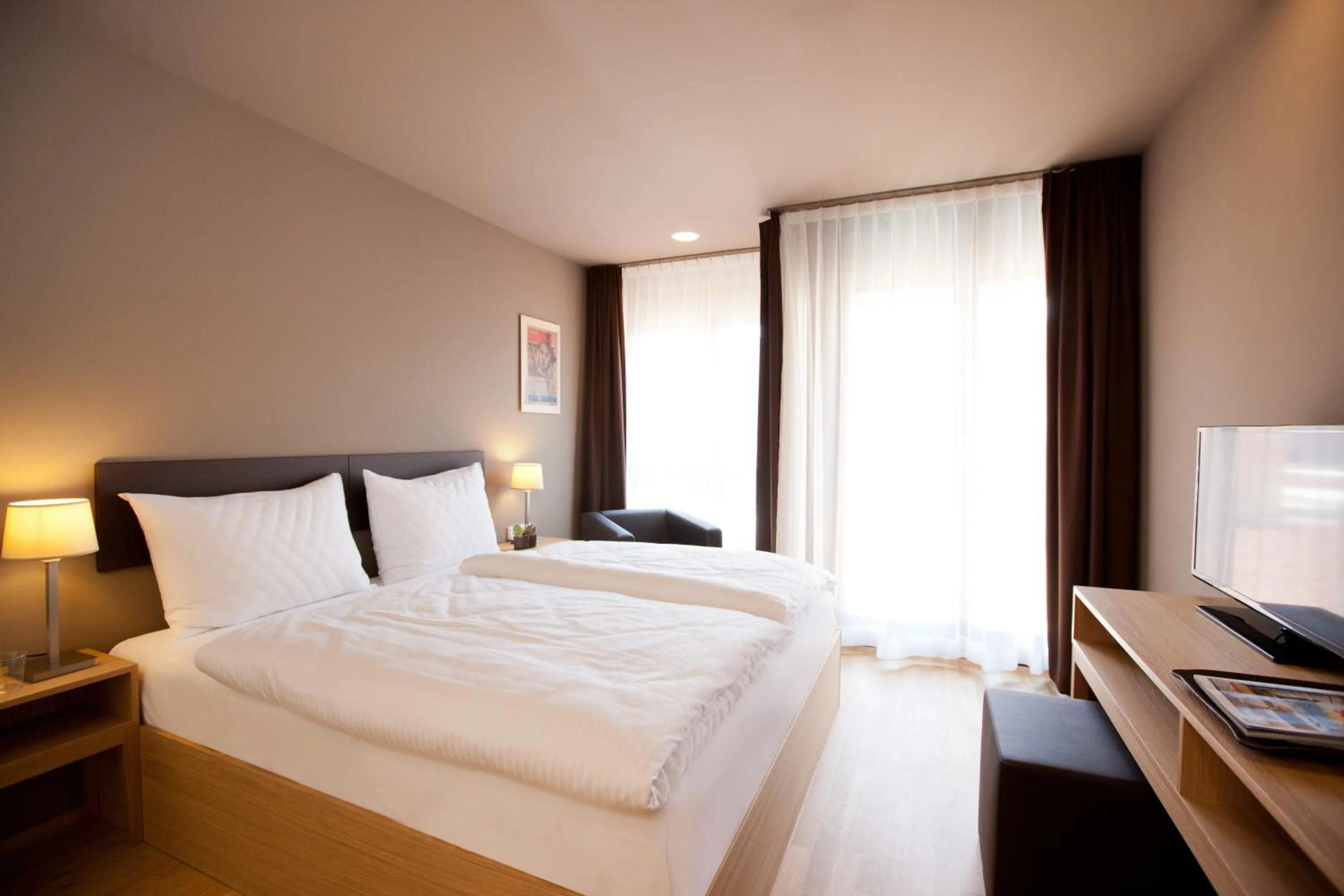 Bedroom, Bed in Hotel am Garnmarkt