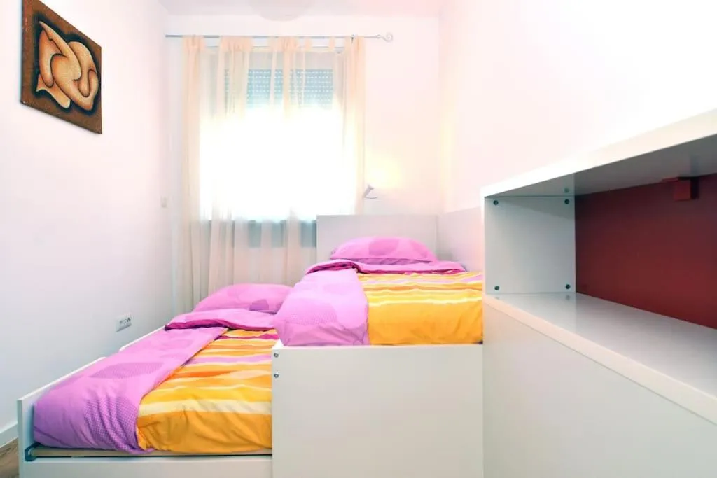 Bedroom, Bed in Apartment Trnje