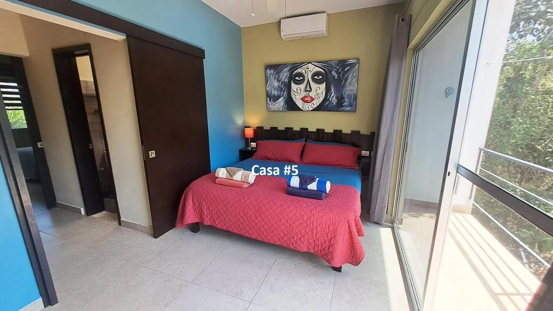 Bed in Casa Mtl Tulum