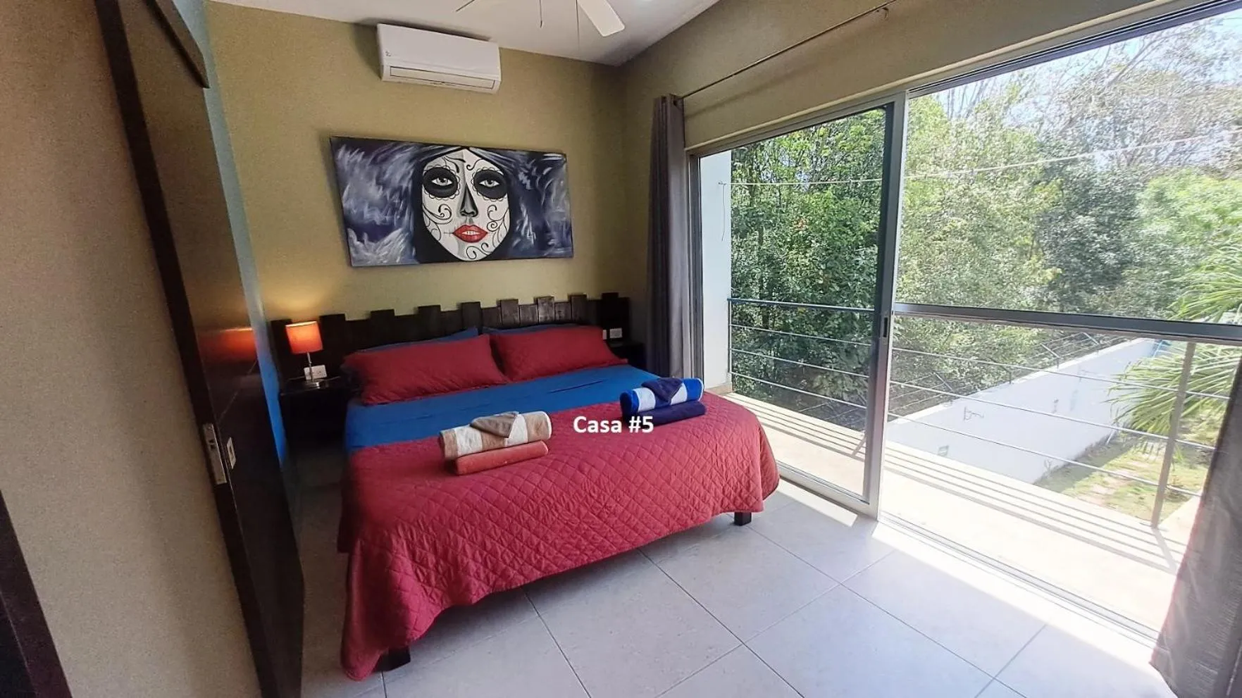 Bed in Casa Mtl Tulum