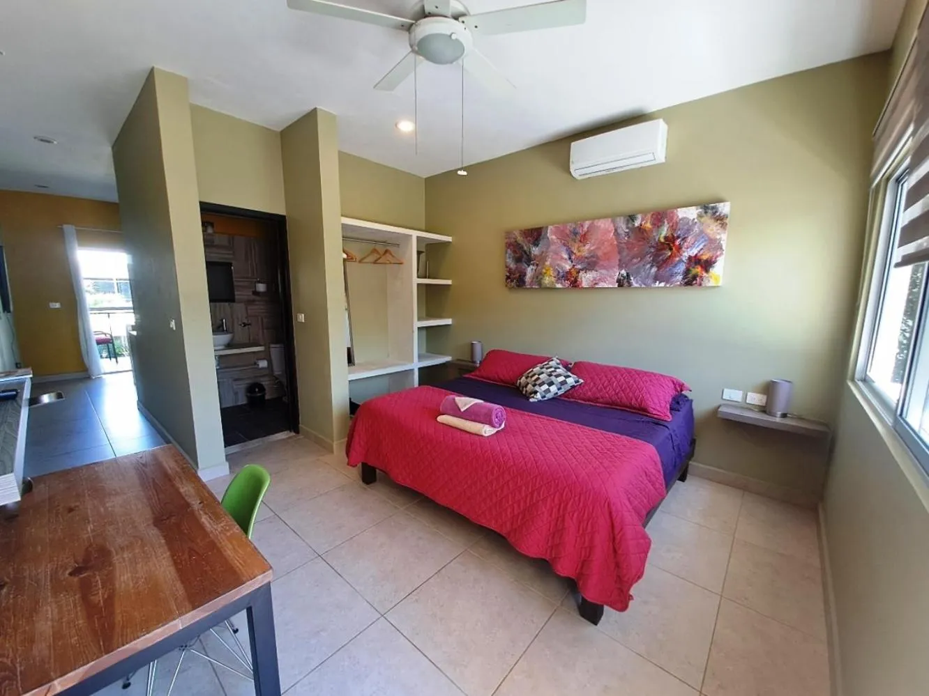 Bed in Casa Mtl Tulum