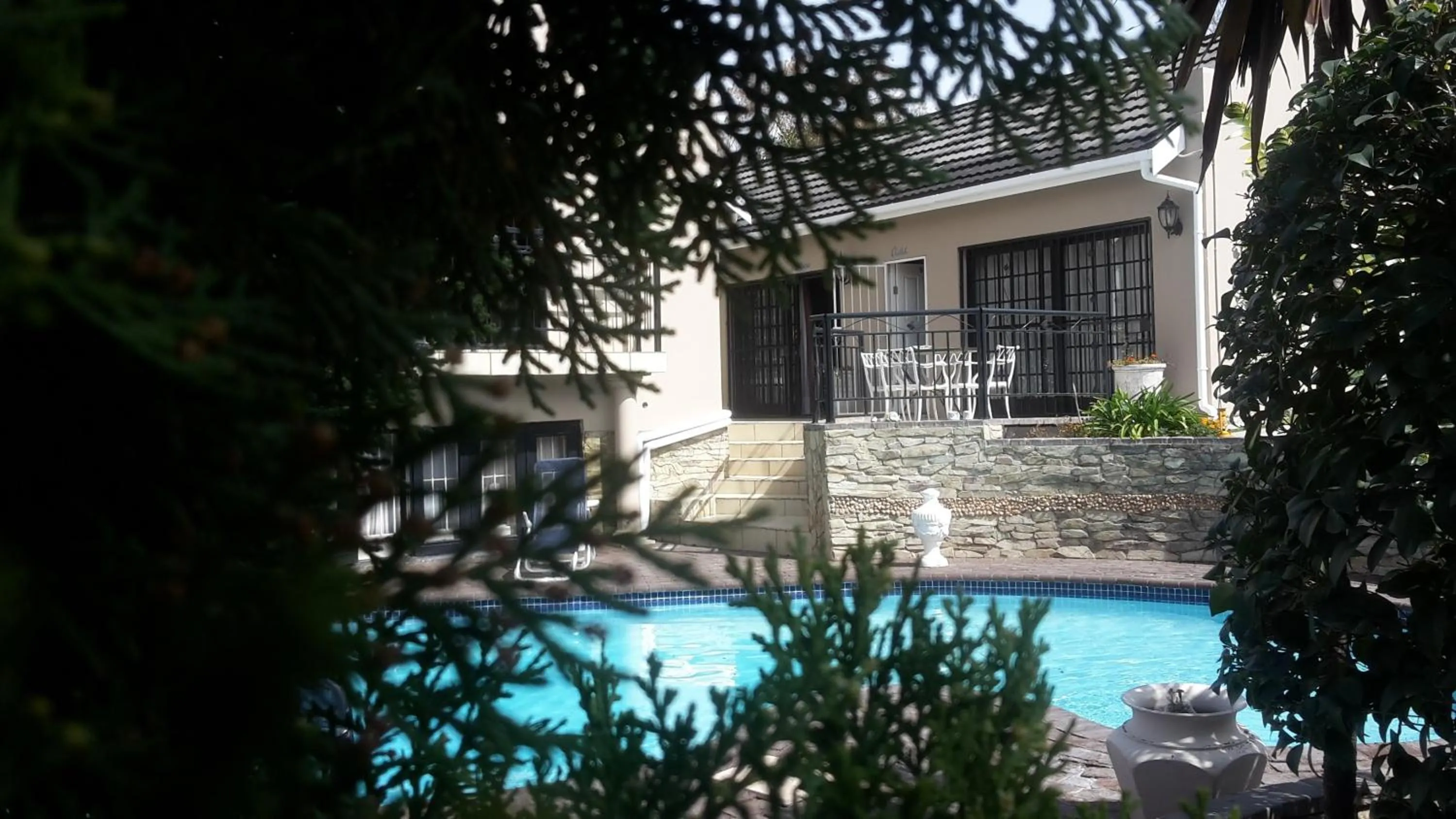 Pool view in Muco Guest House