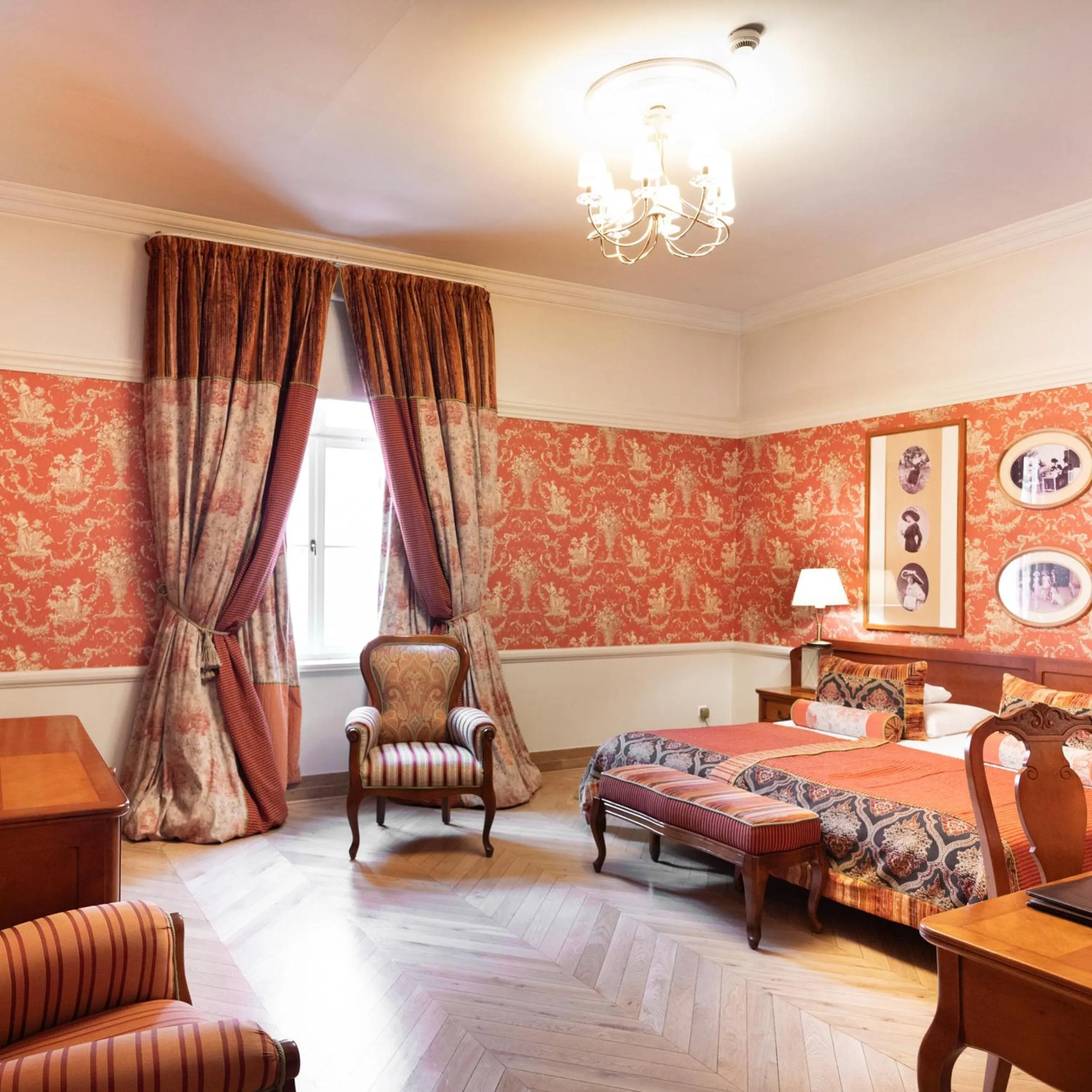 Bed in The Bonerowski Palace Boutique Hotel