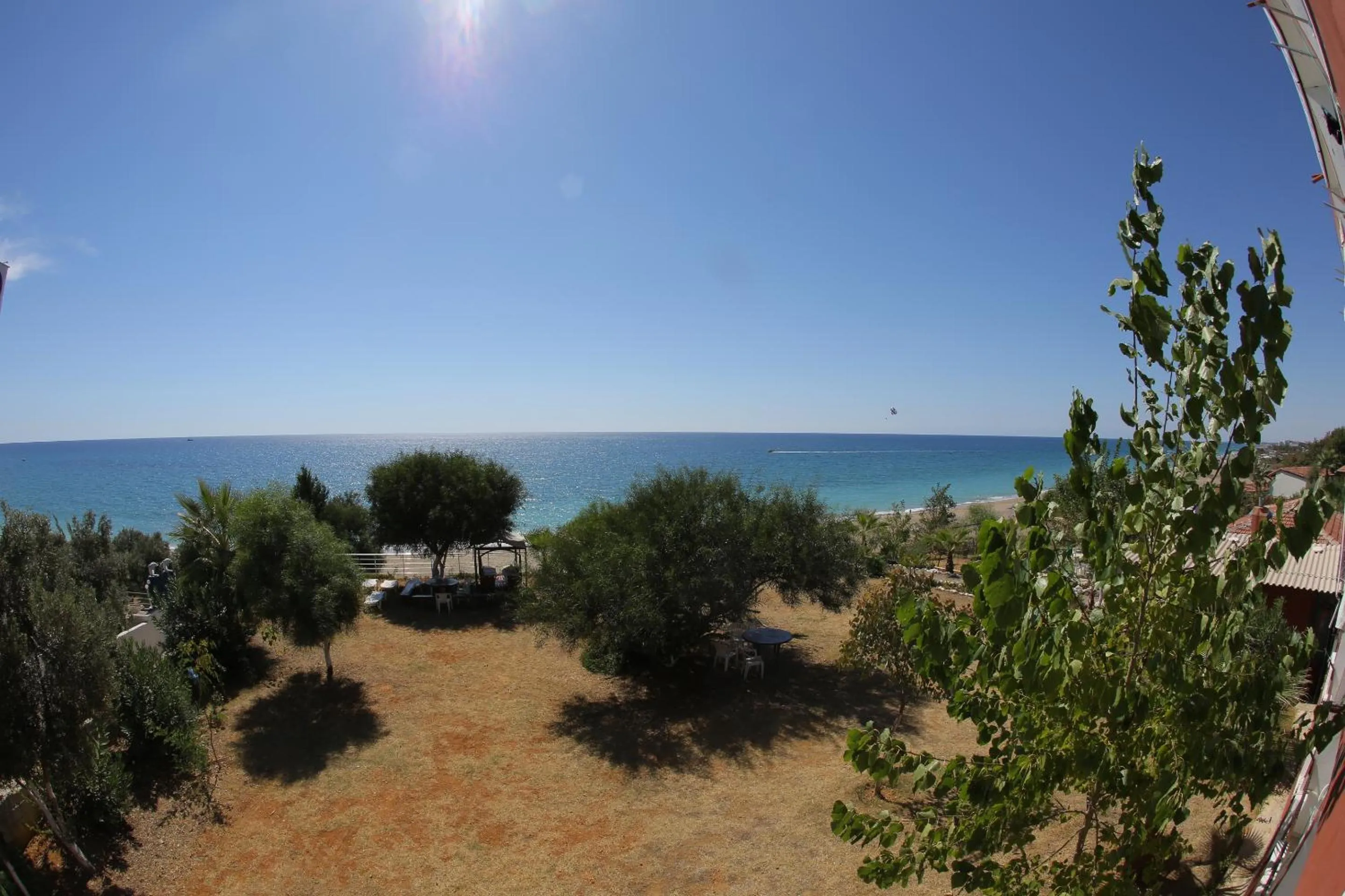 Garden view in Mavi Cennet Camping Caravan