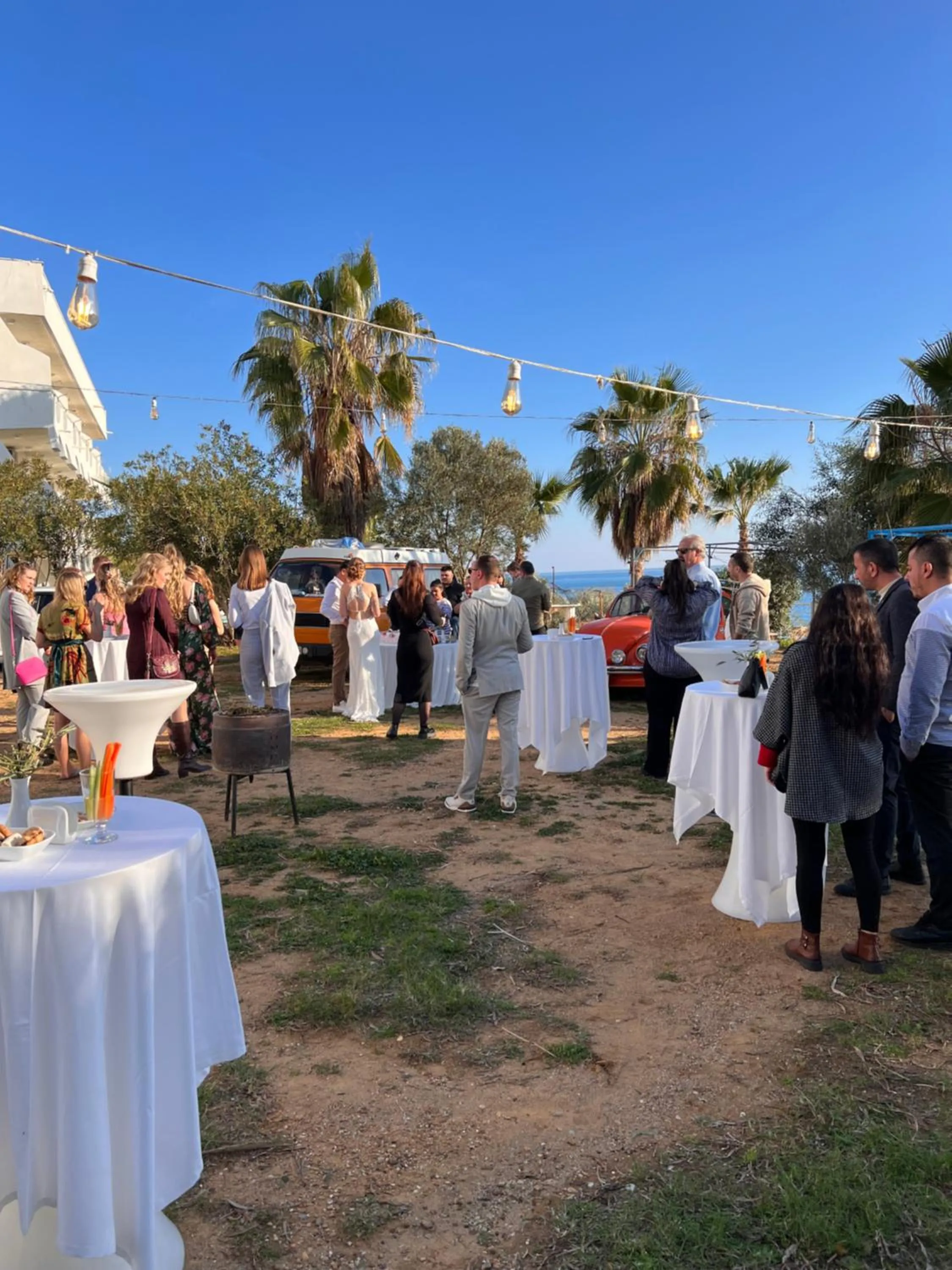 wedding in Mavi Cennet Camping Caravan