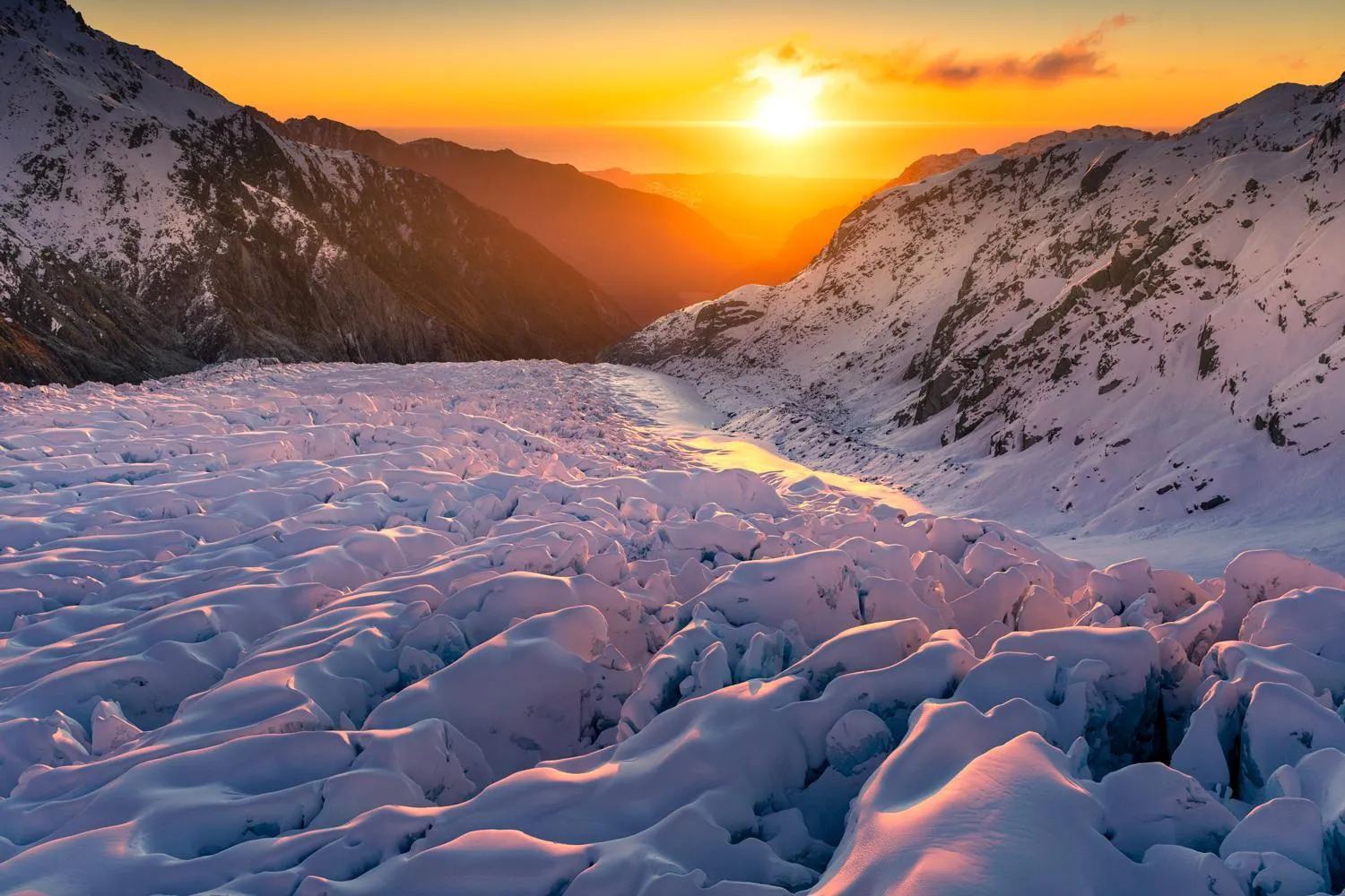 Natural landscape in Fox Glacier Jade Hotel
