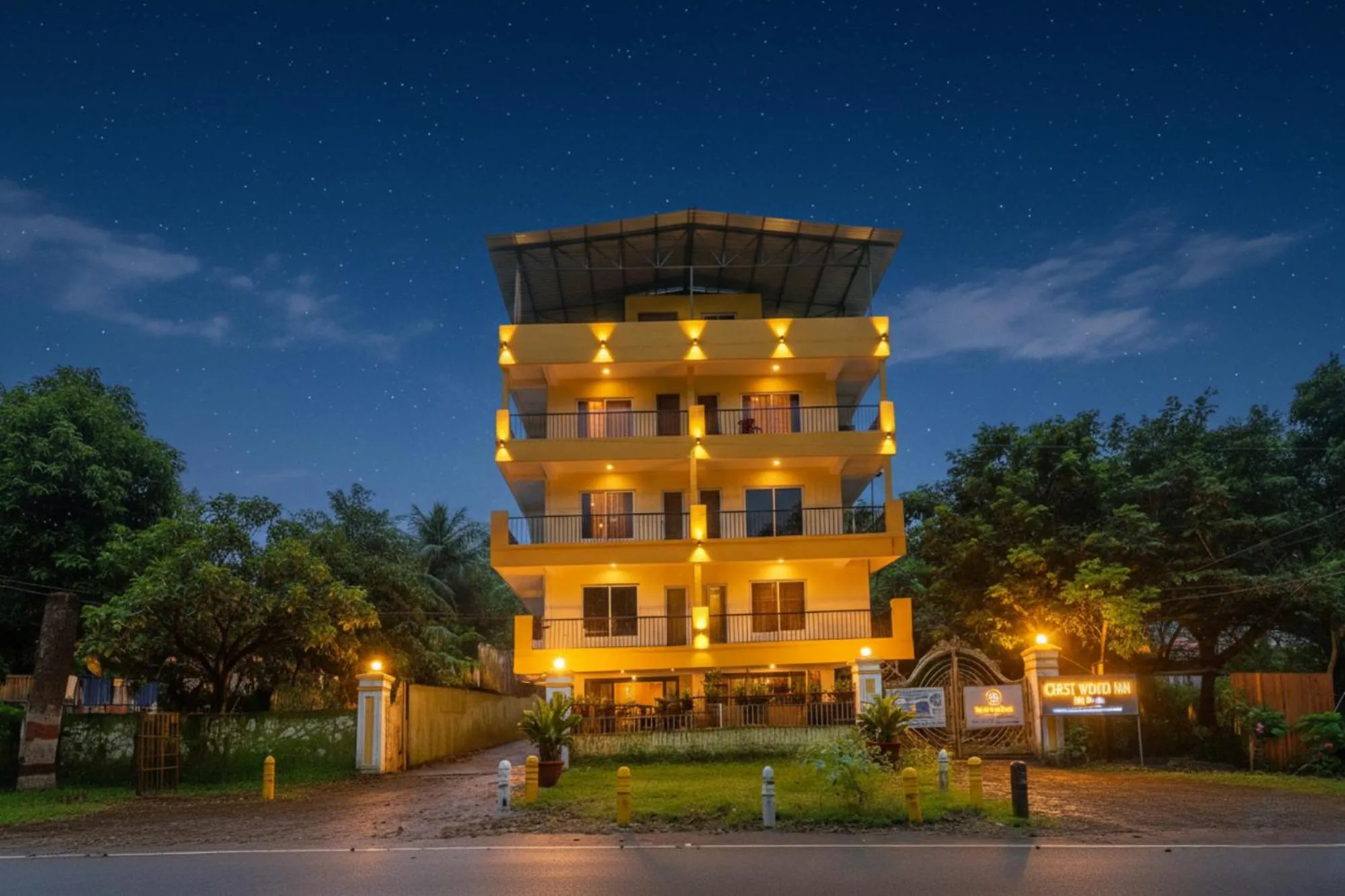 Property building in FabHotel Crestwood Inn