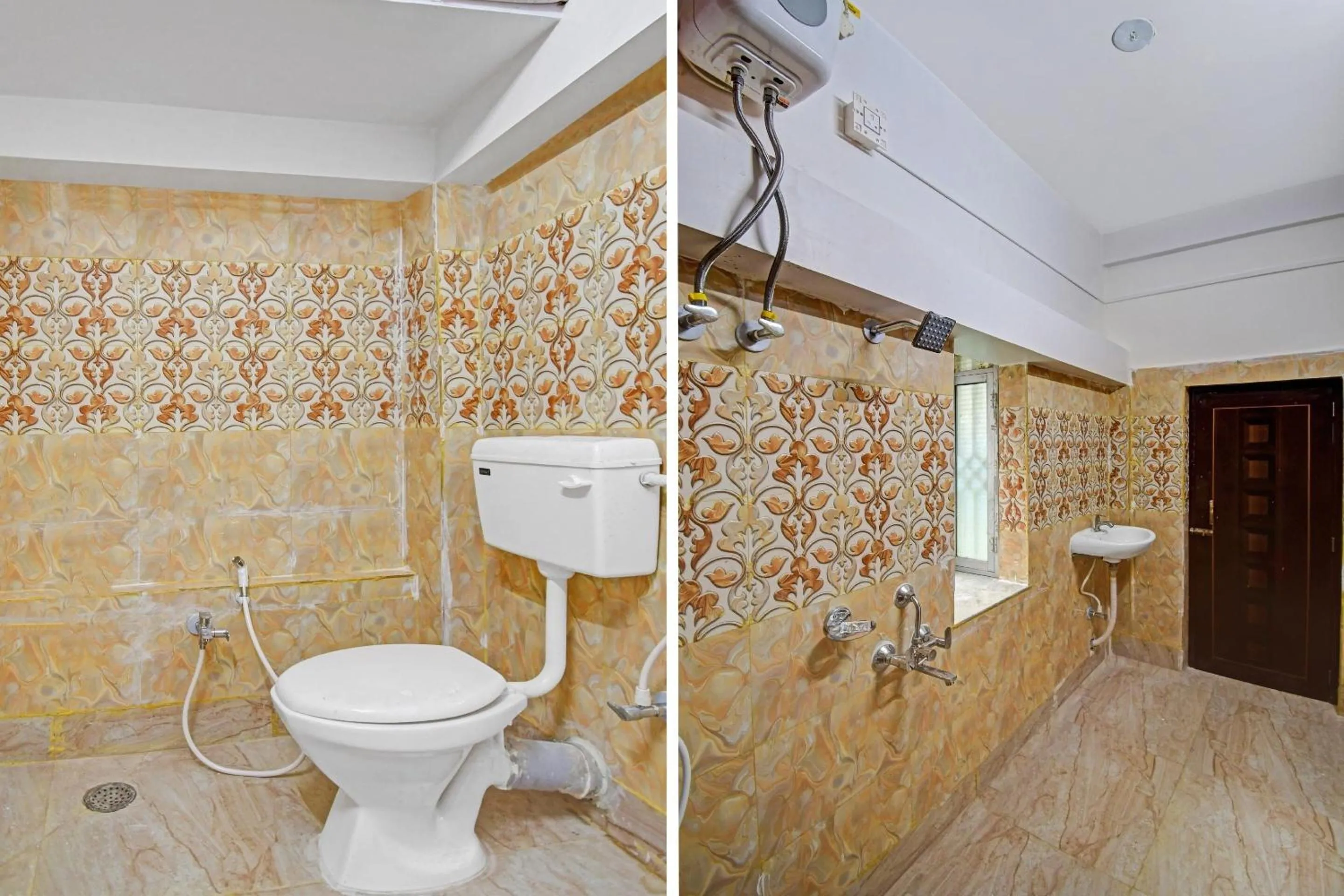 Bathroom in Hotel O Ankan Regency Near Acropolis Mall