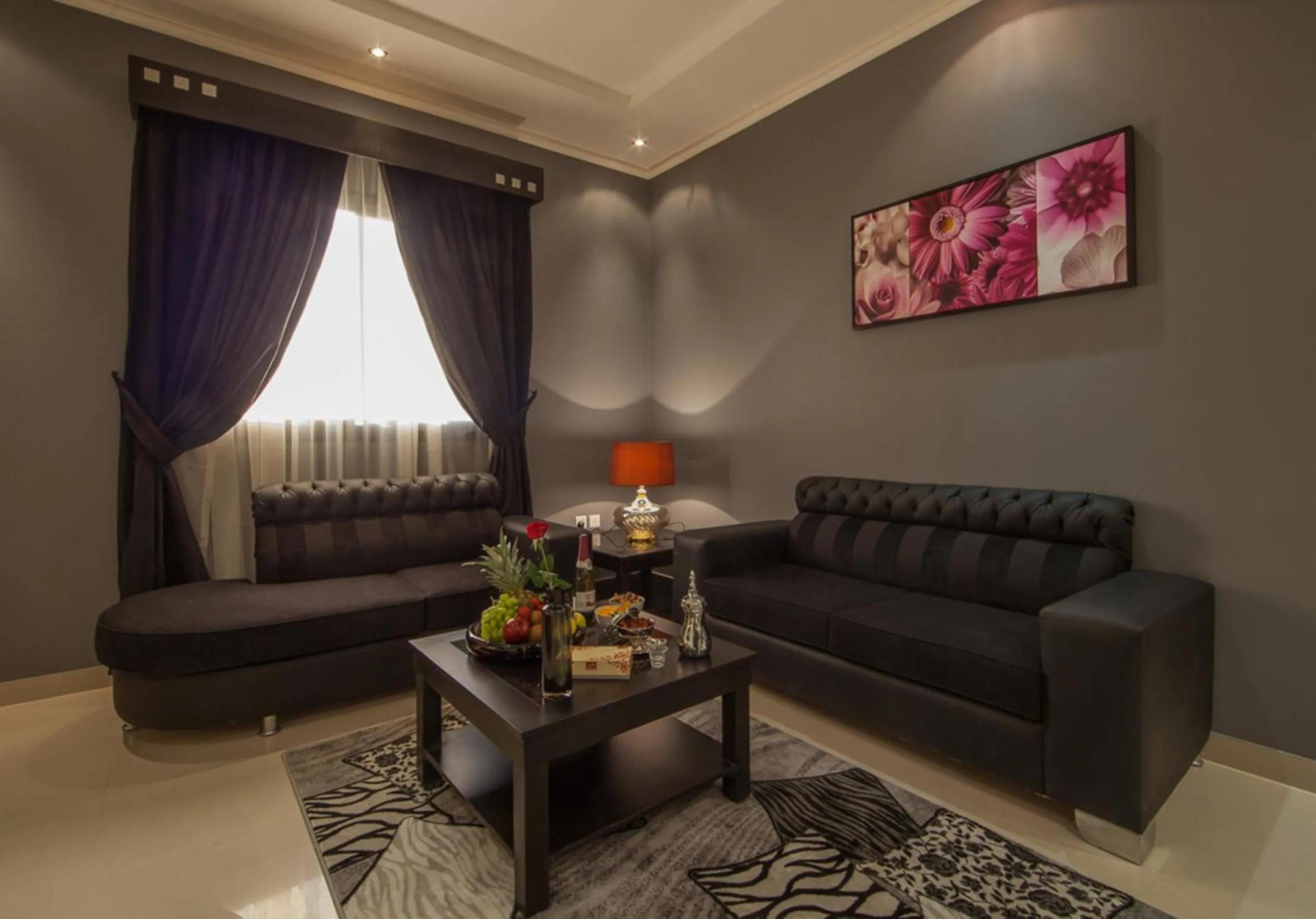 Living room in Taleen Serviced Apartments AlSahafa