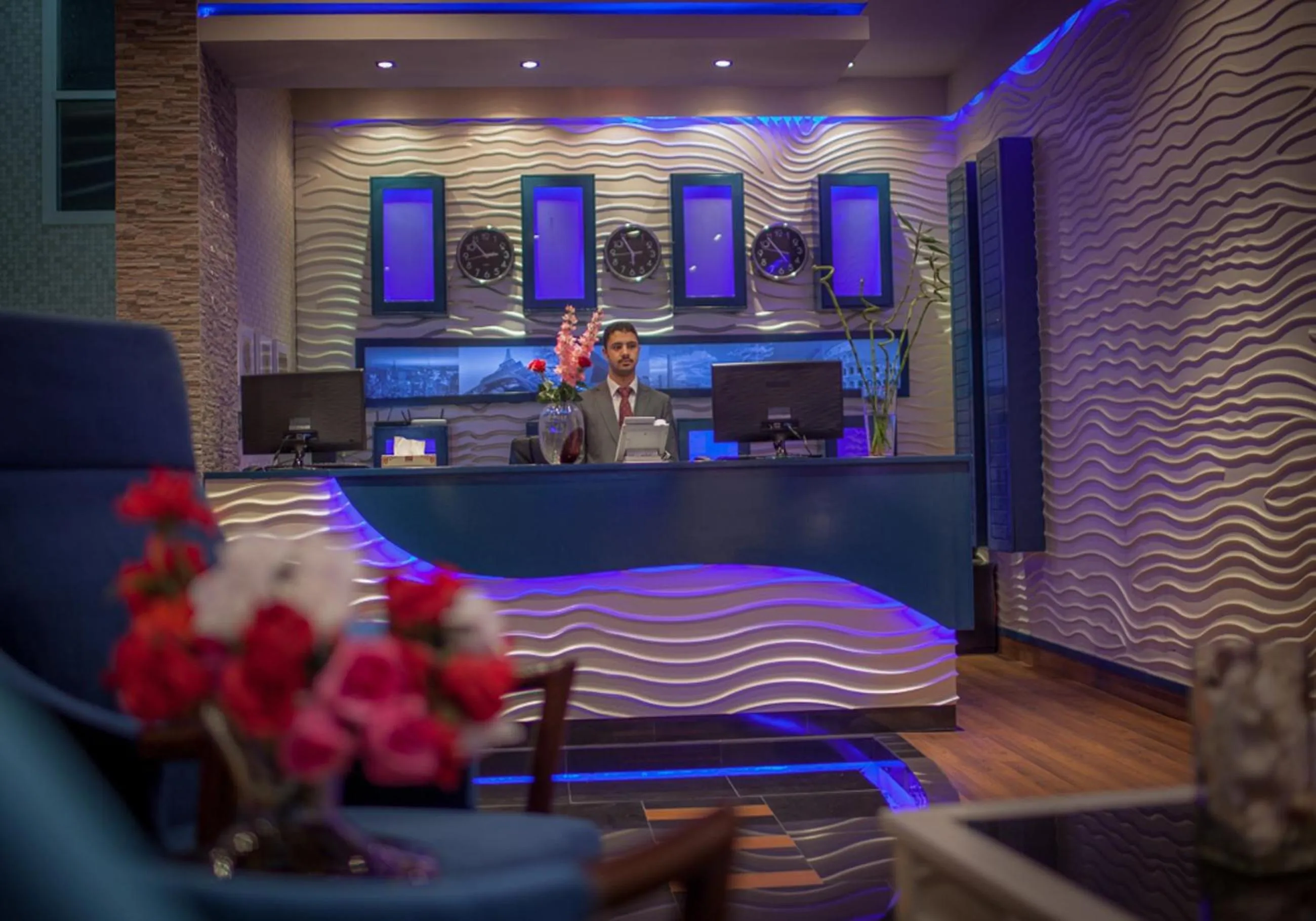 Lobby or reception in Taleen Serviced Apartments AlSahafa