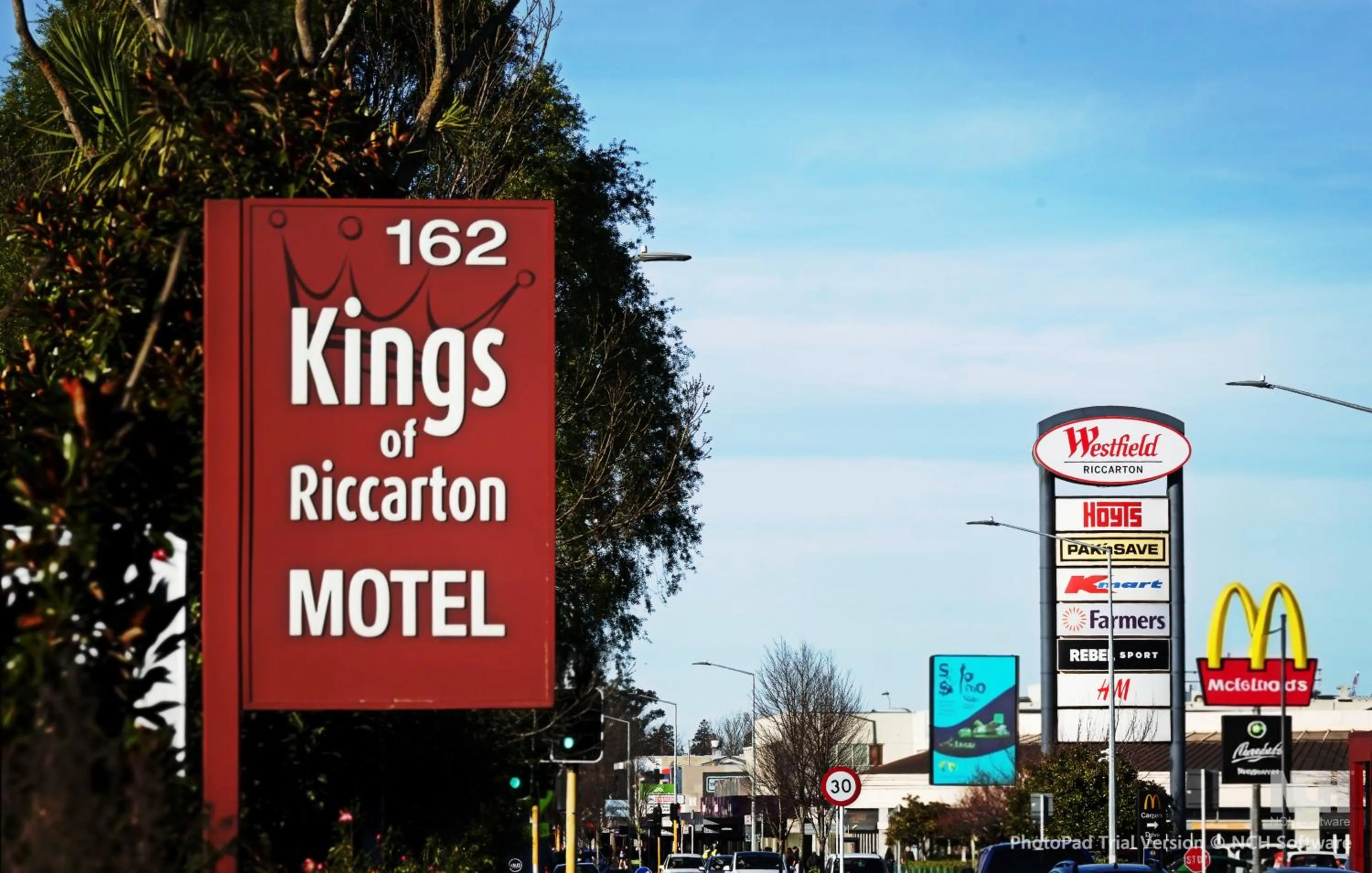 Property logo or sign in Kings Of Riccarton Motel- Close to Railway Station and Airport with Shuttle service
