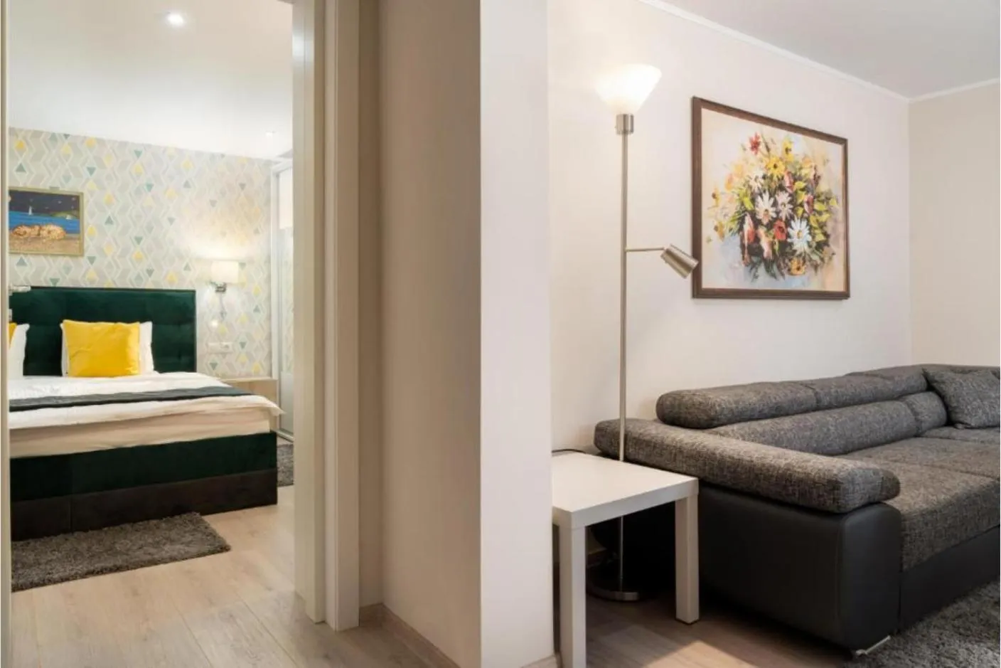 Living room, Bed in Casa 86