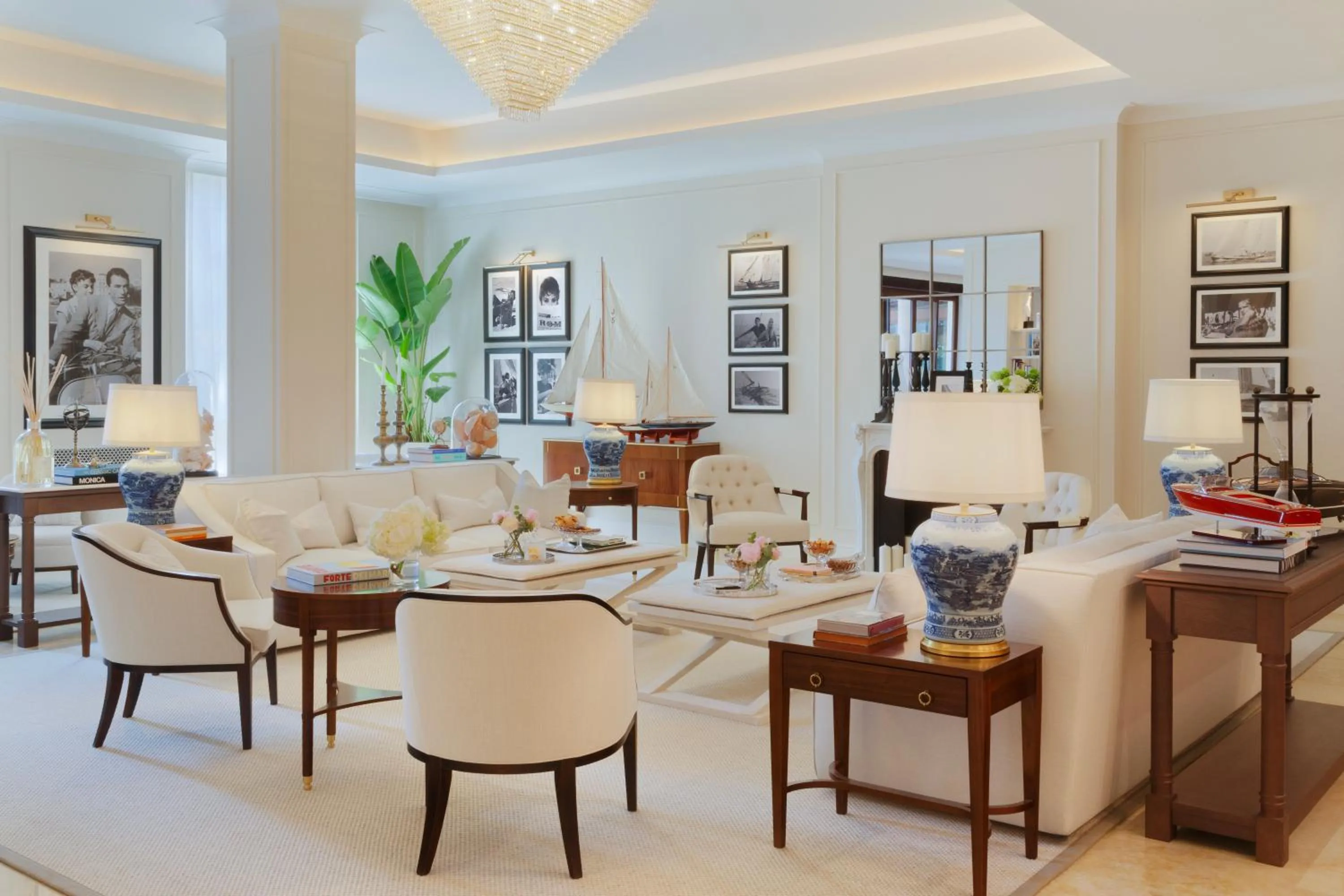 Lobby or reception in Grand Hotel Imperiale