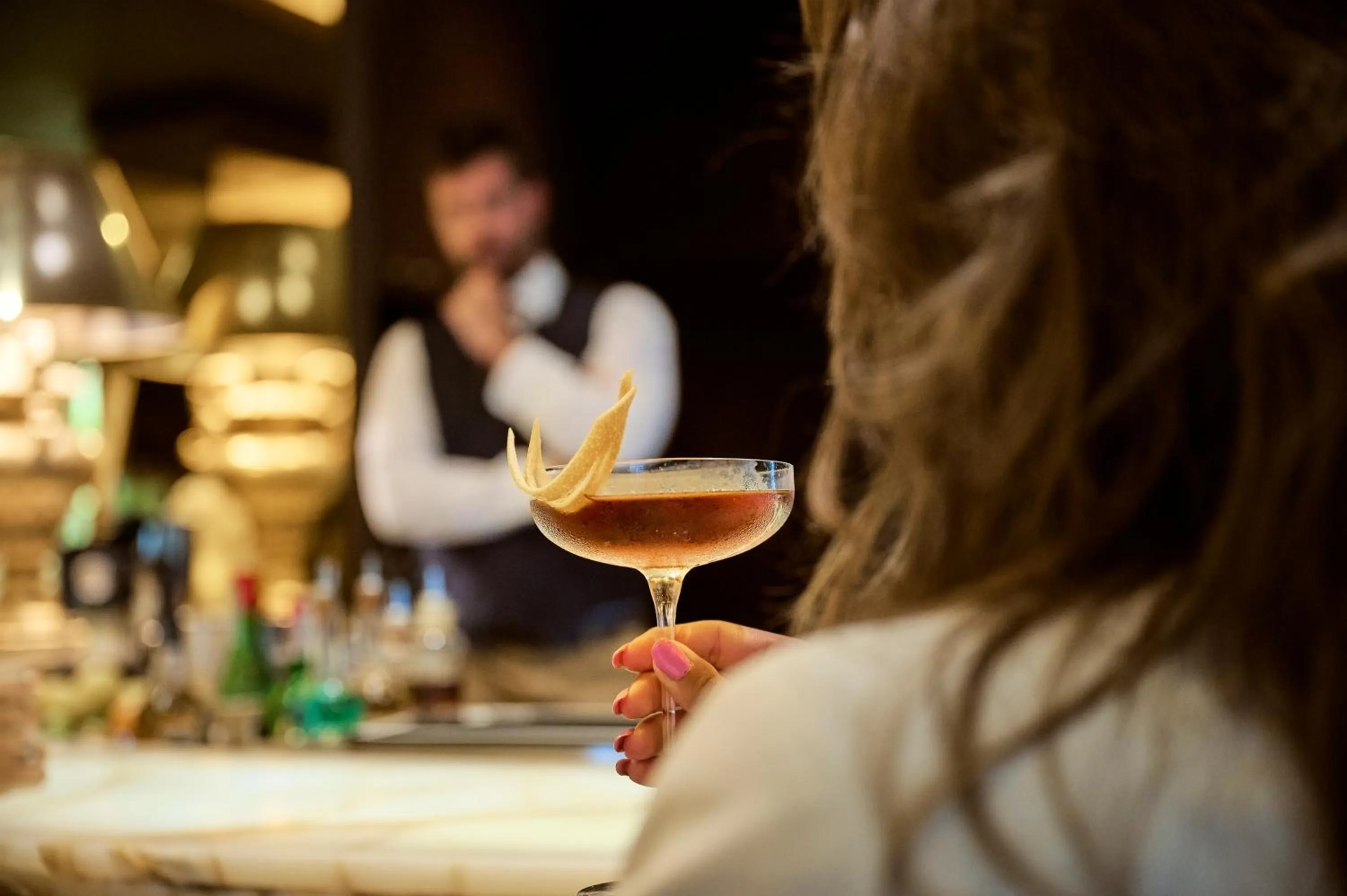 Lounge or bar in Grand Hotel Imperiale