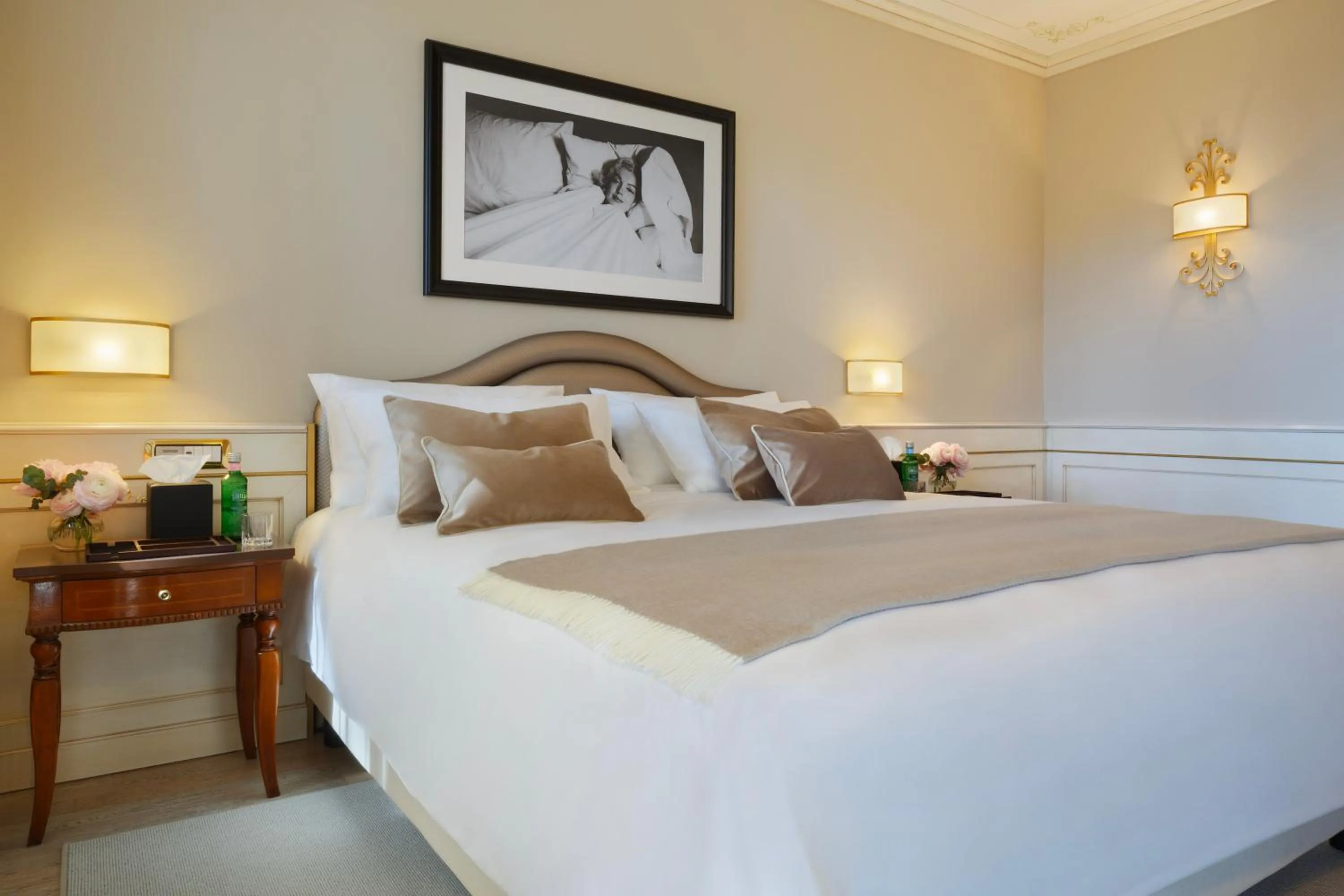 Bed in Grand Hotel Imperiale