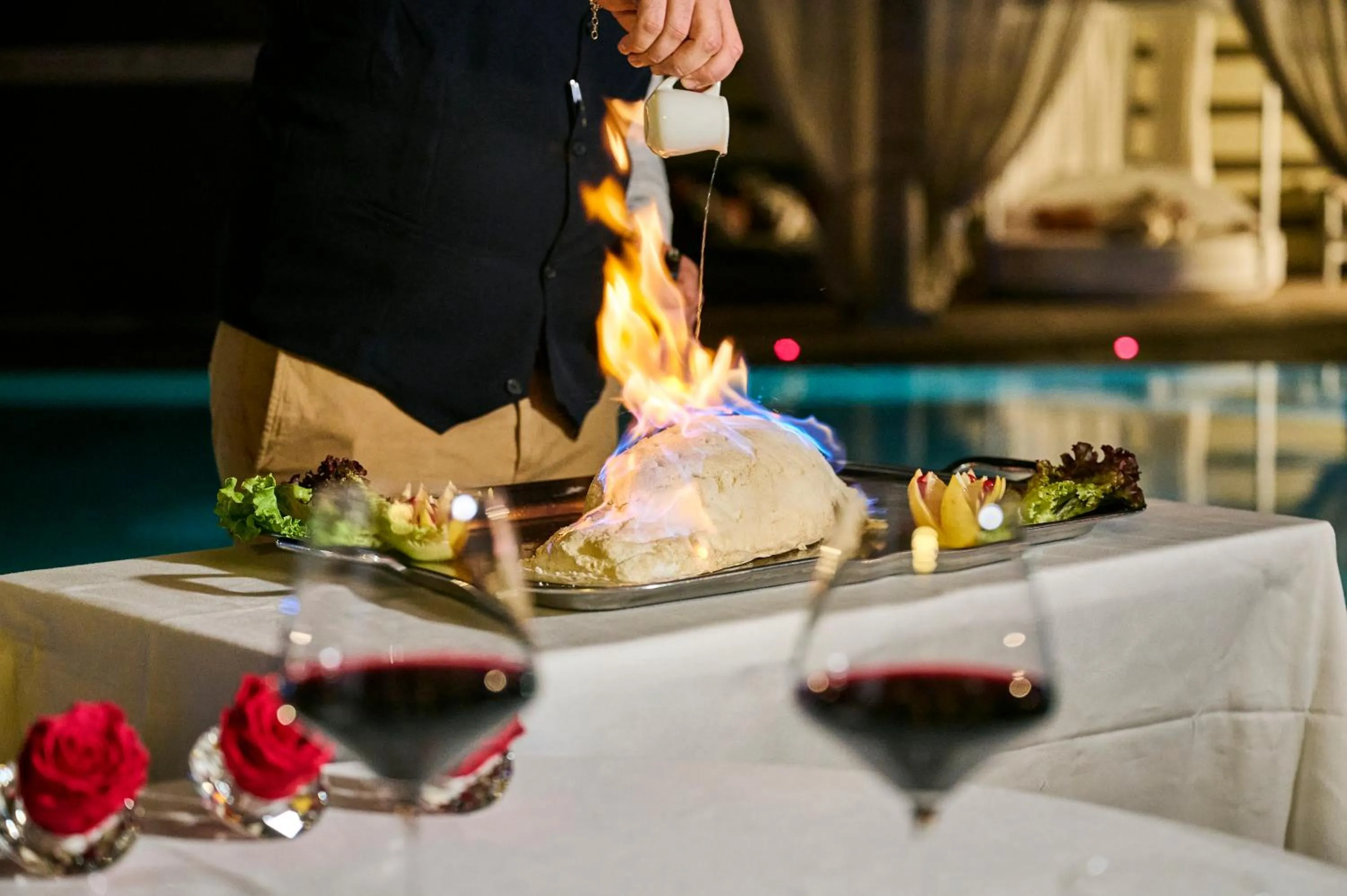 Food and drinks in Grand Hotel Imperiale