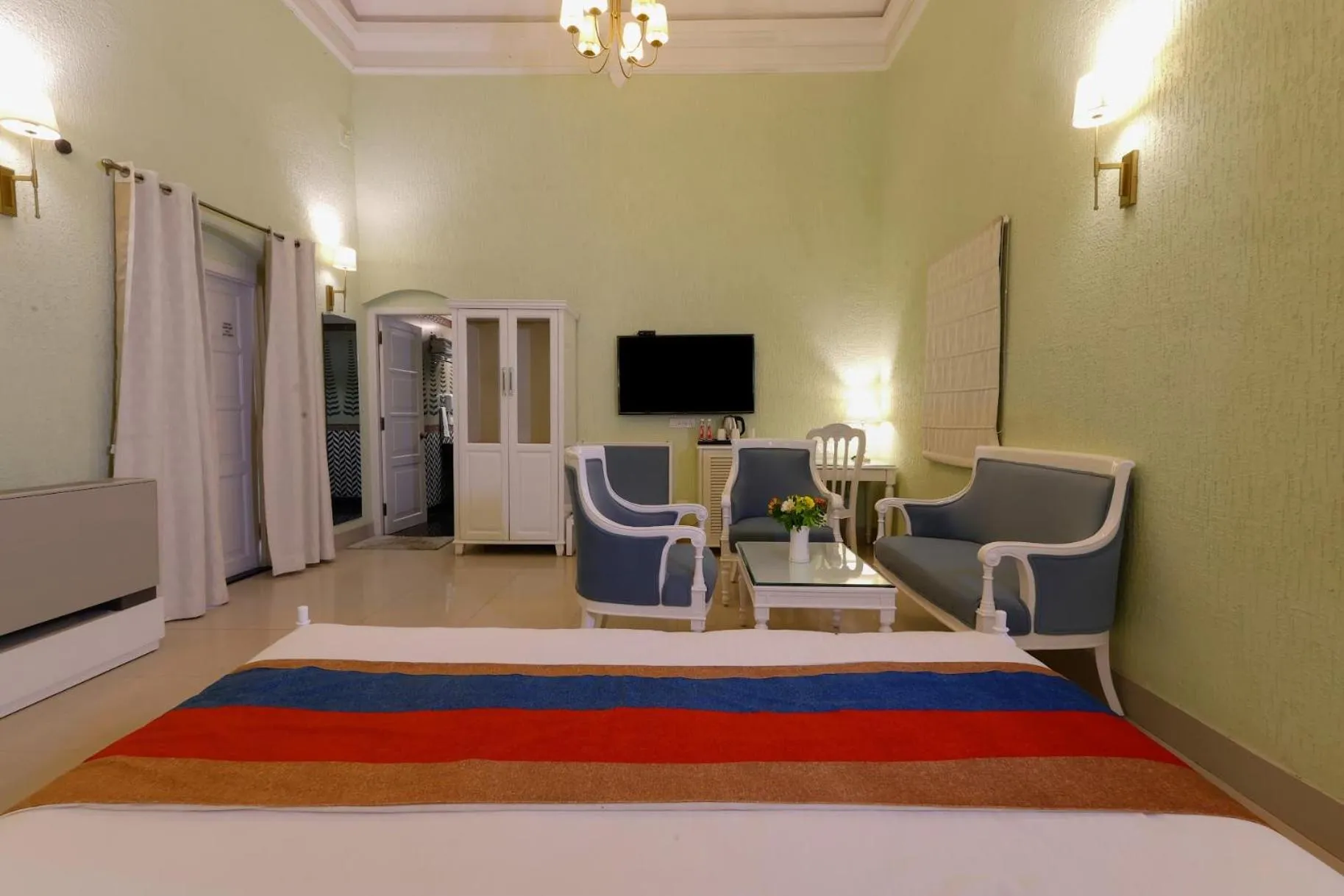 Bedroom in Saroja Heritage, Varanasi