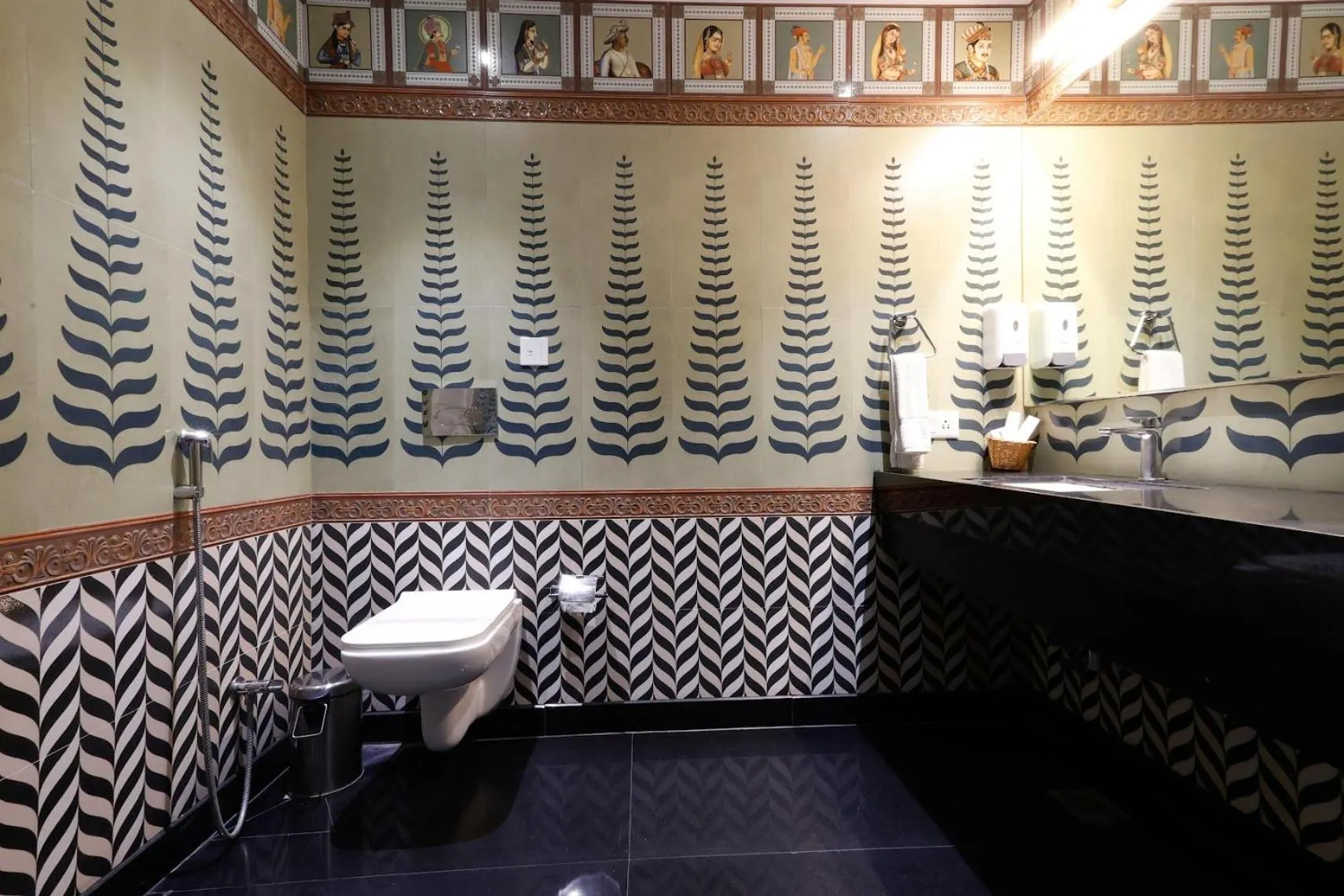 Bathroom in Saroja Heritage, Varanasi