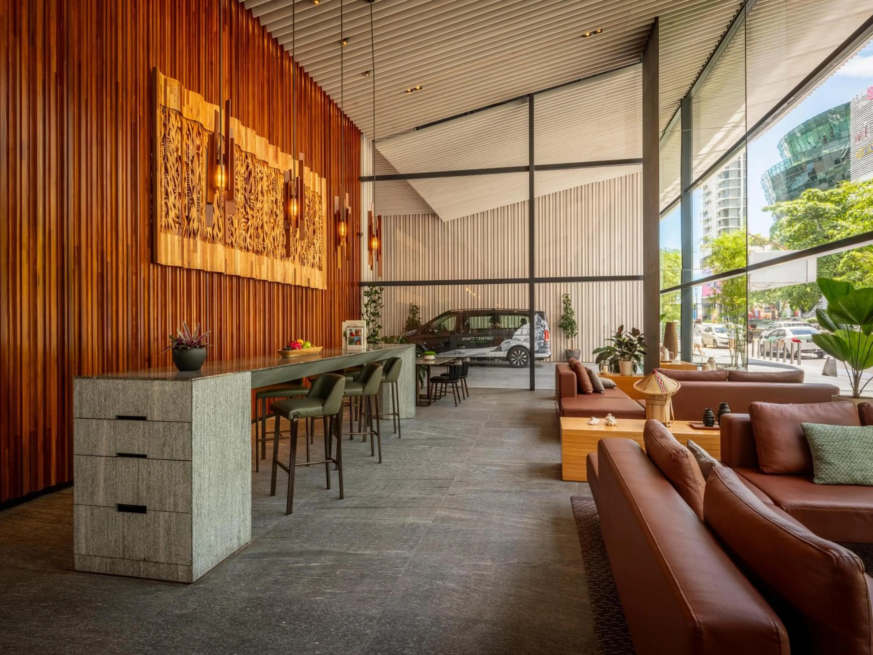 Lobby or reception in Hyatt Centric Kota Kinabalu