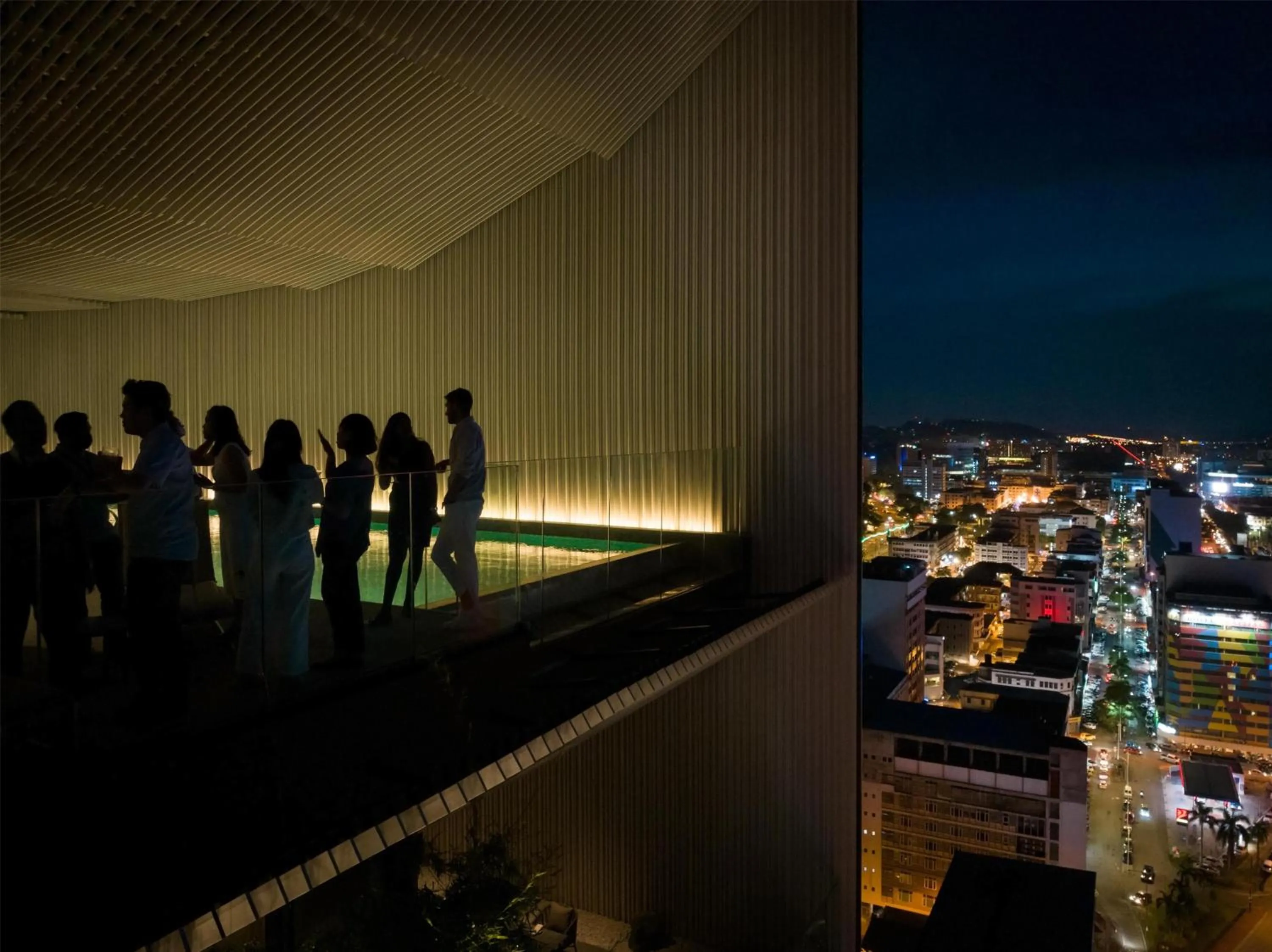 City view in Hyatt Centric Kota Kinabalu