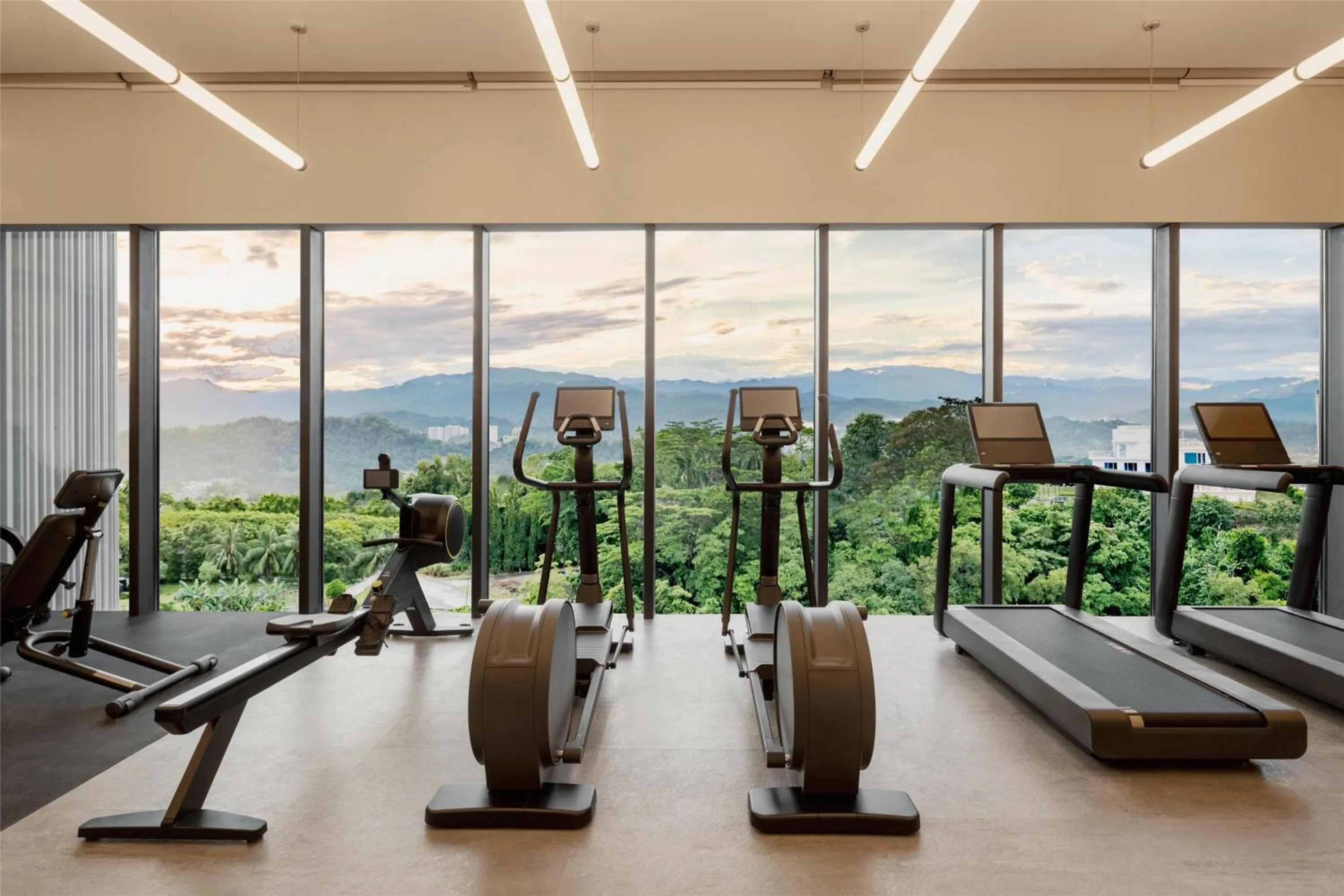 Fitness centre/facilities in Hyatt Centric Kota Kinabalu