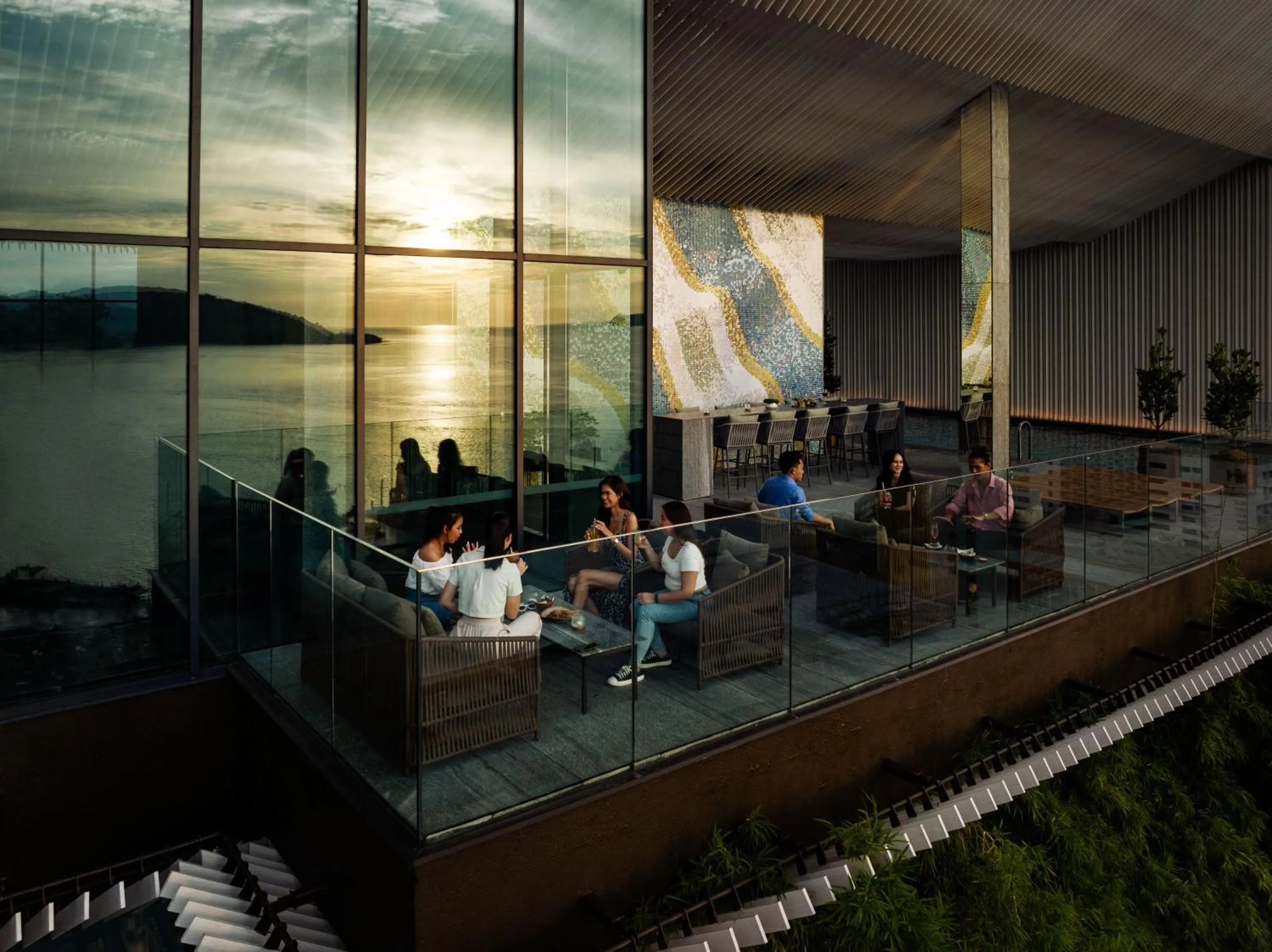 Property building in Hyatt Centric Kota Kinabalu