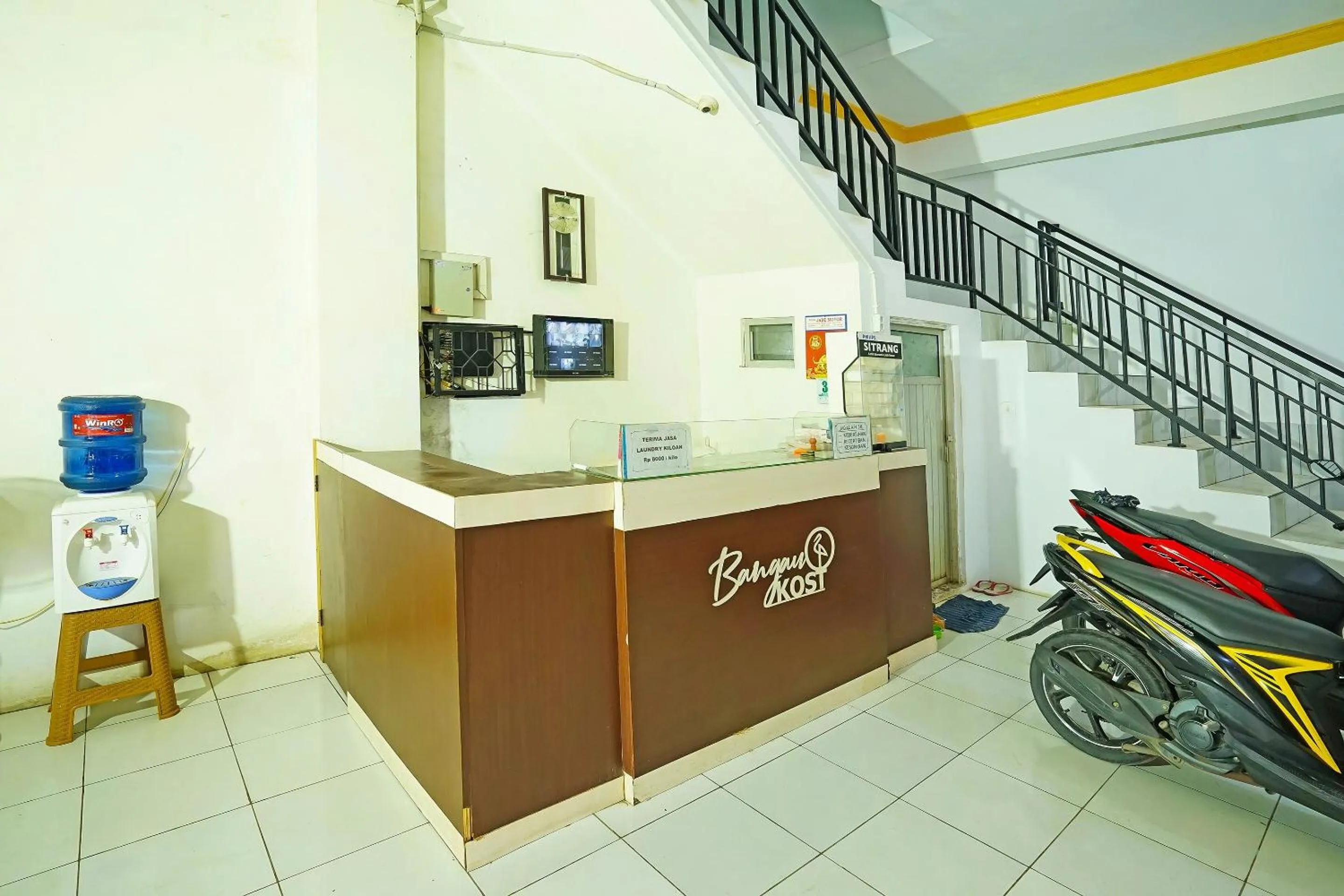 Lobby or reception in Hotel O Kost Bangau Syariah