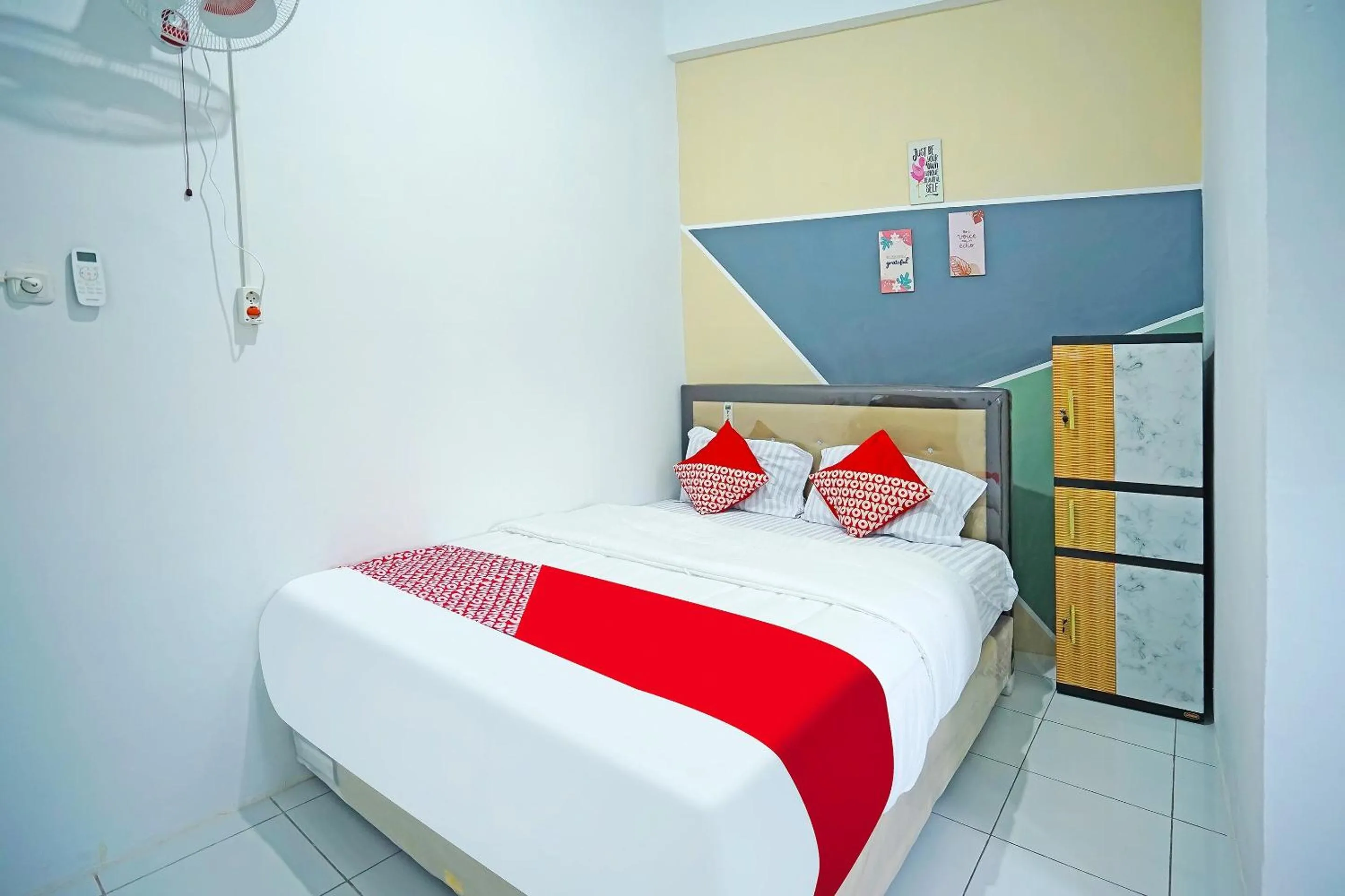 Bedroom in Hotel O Kost Bangau Syariah