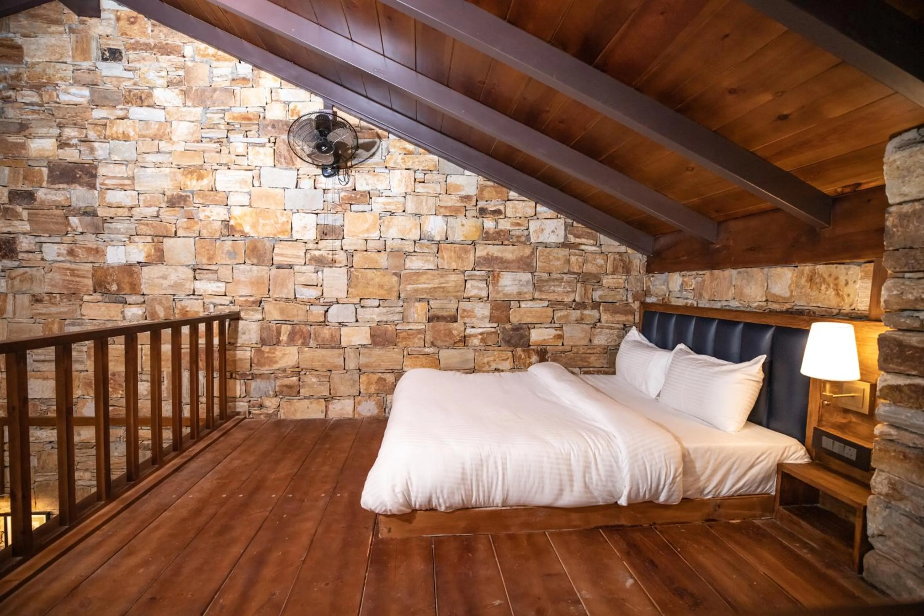 Bed in The Pear Orchard By Countryside