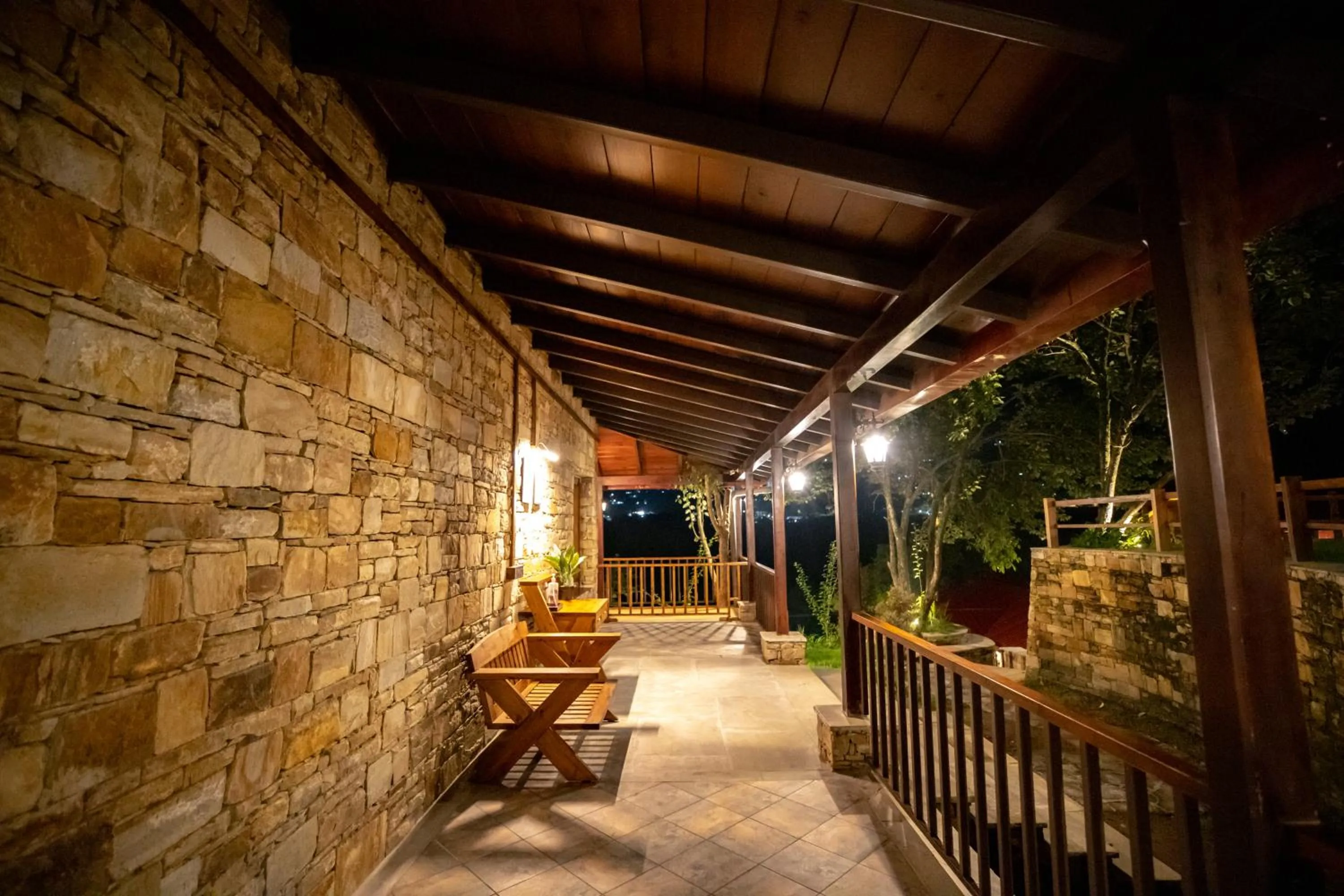 Balcony/Terrace in The Pear Orchard By Countryside