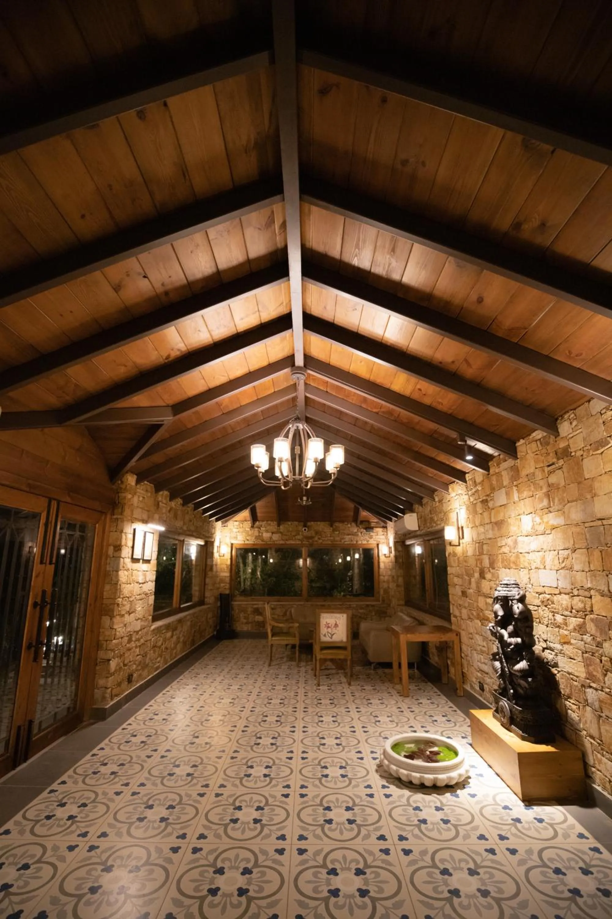 Lobby or reception in The Pear Orchard By Countryside