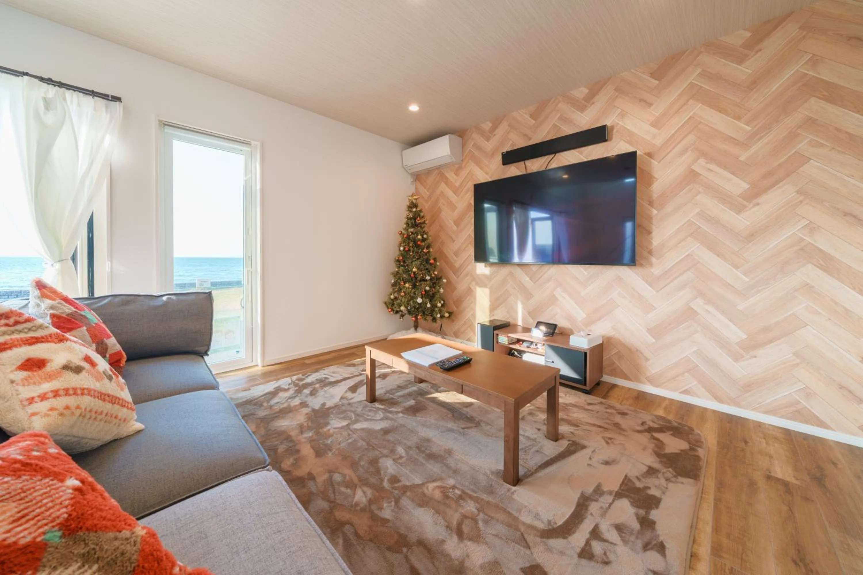 Living room in Ryu shi ma Ocean View Villa