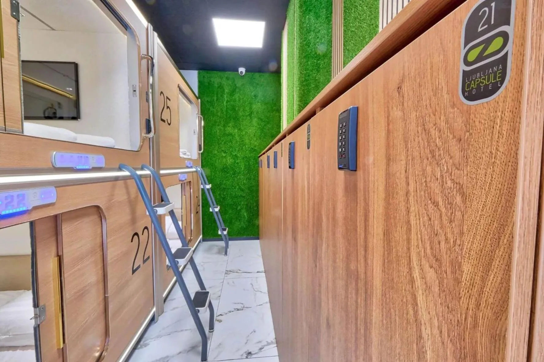 Bedroom in Ljubljana Capsule Hostel