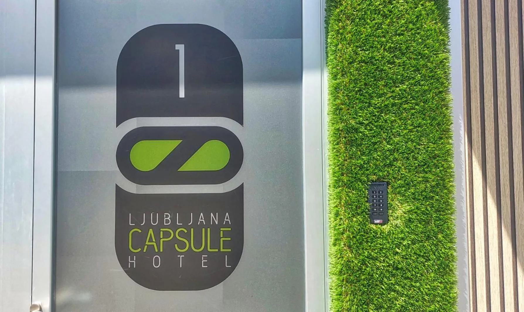 Property logo or sign in Ljubljana Capsule Hostel