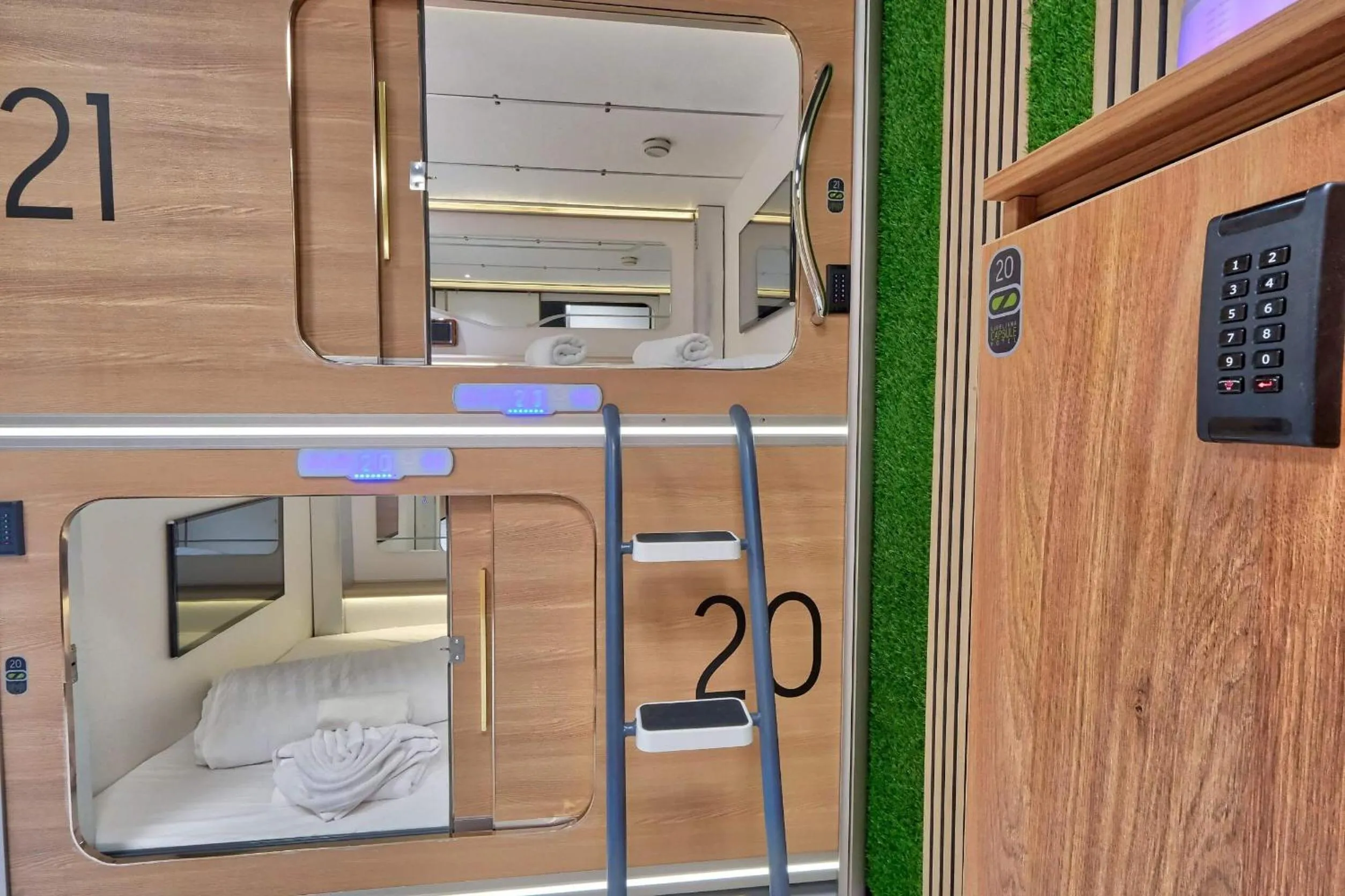 Photo of the whole room in Ljubljana Capsule Hostel