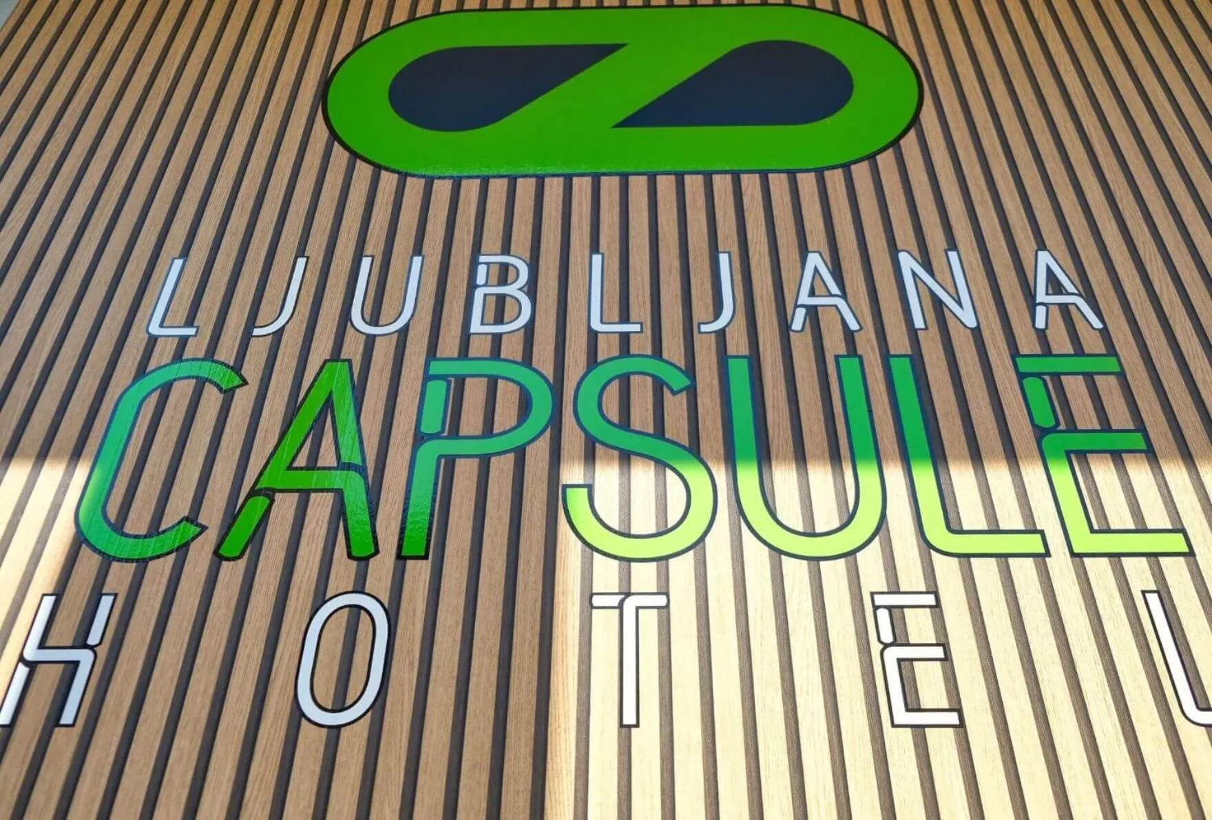 Property logo or sign in Ljubljana Capsule Hostel