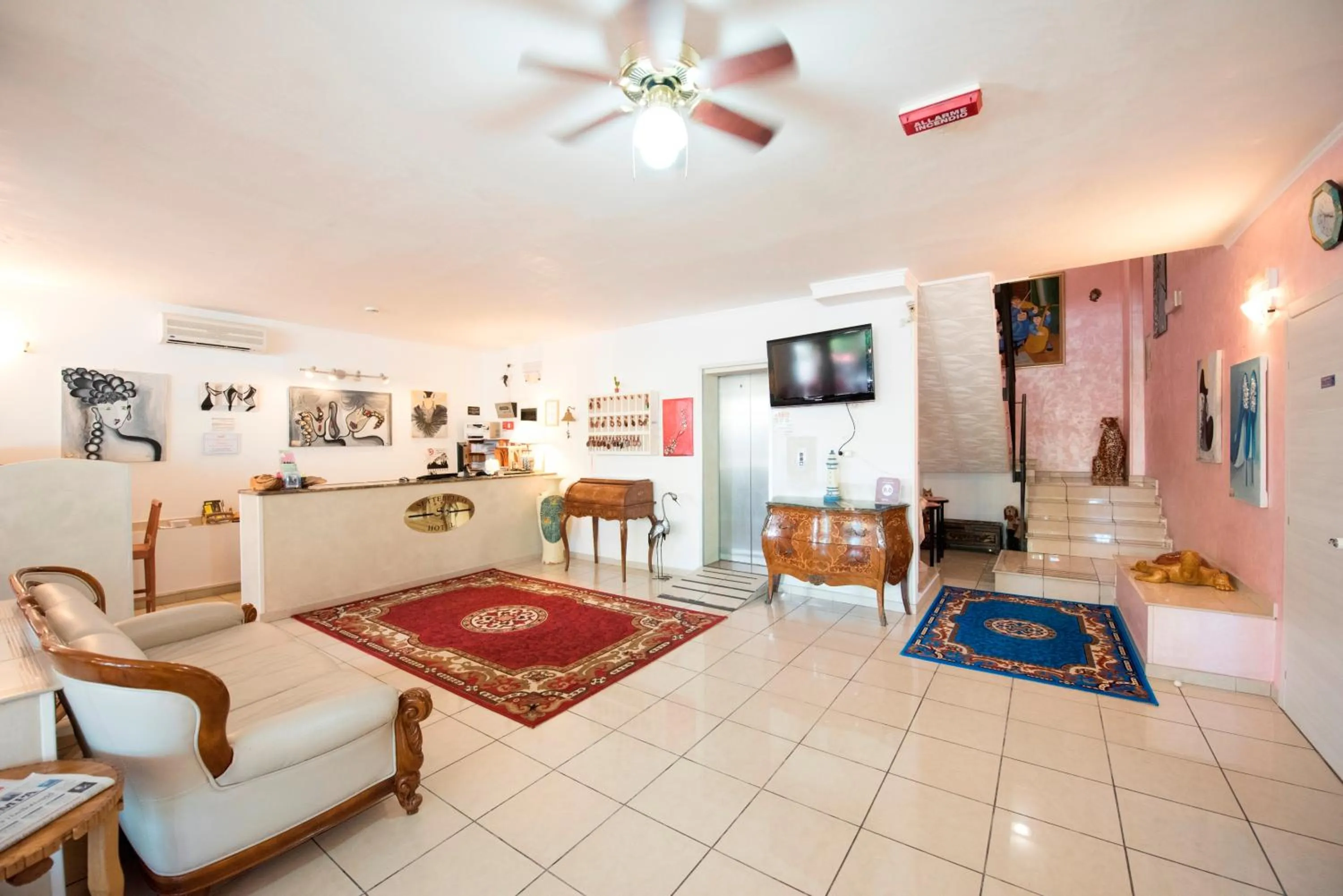 Lobby or reception in Hotel Settebello B&B