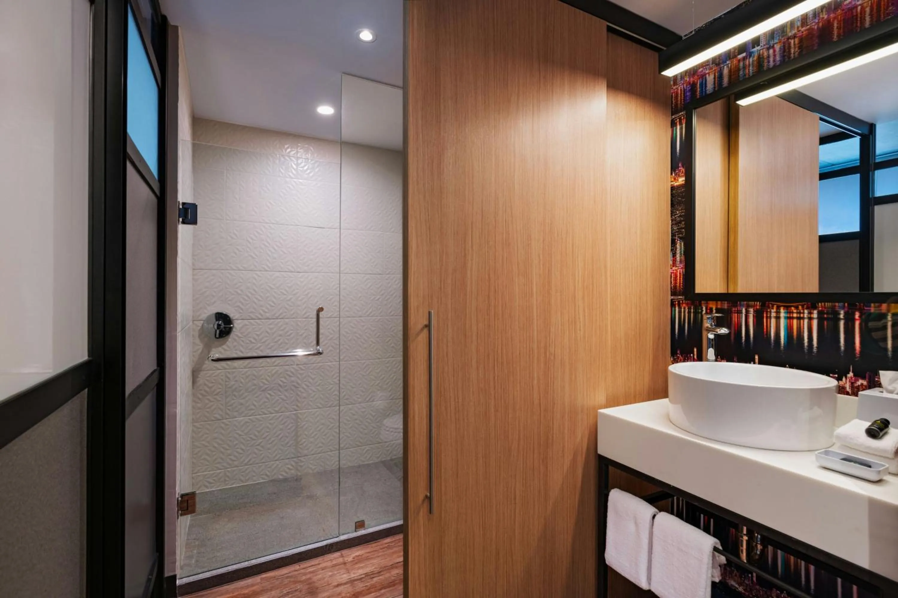 Bathroom in Aloft Guadalajara Sur