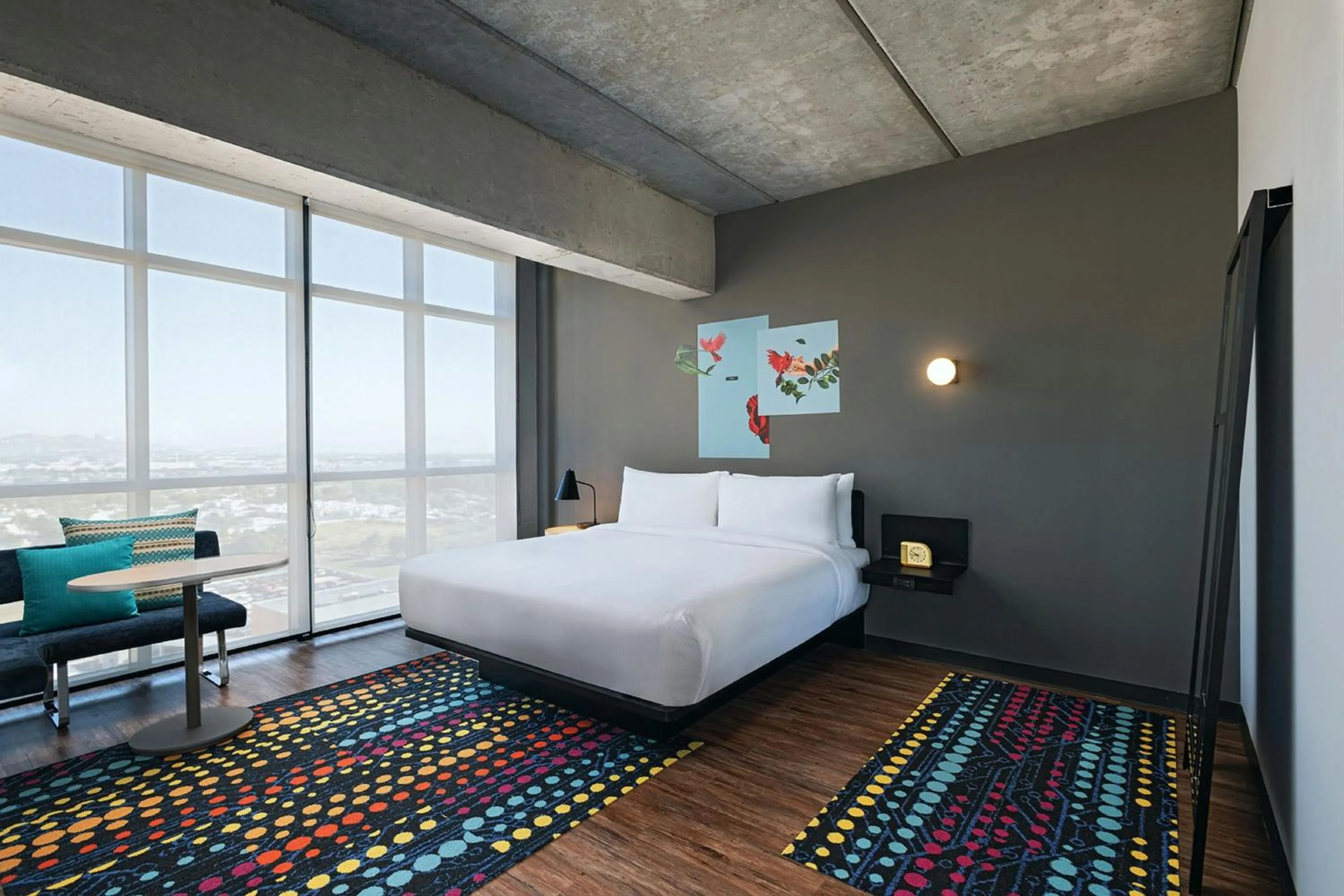 Bedroom, Bed in Aloft Guadalajara Sur