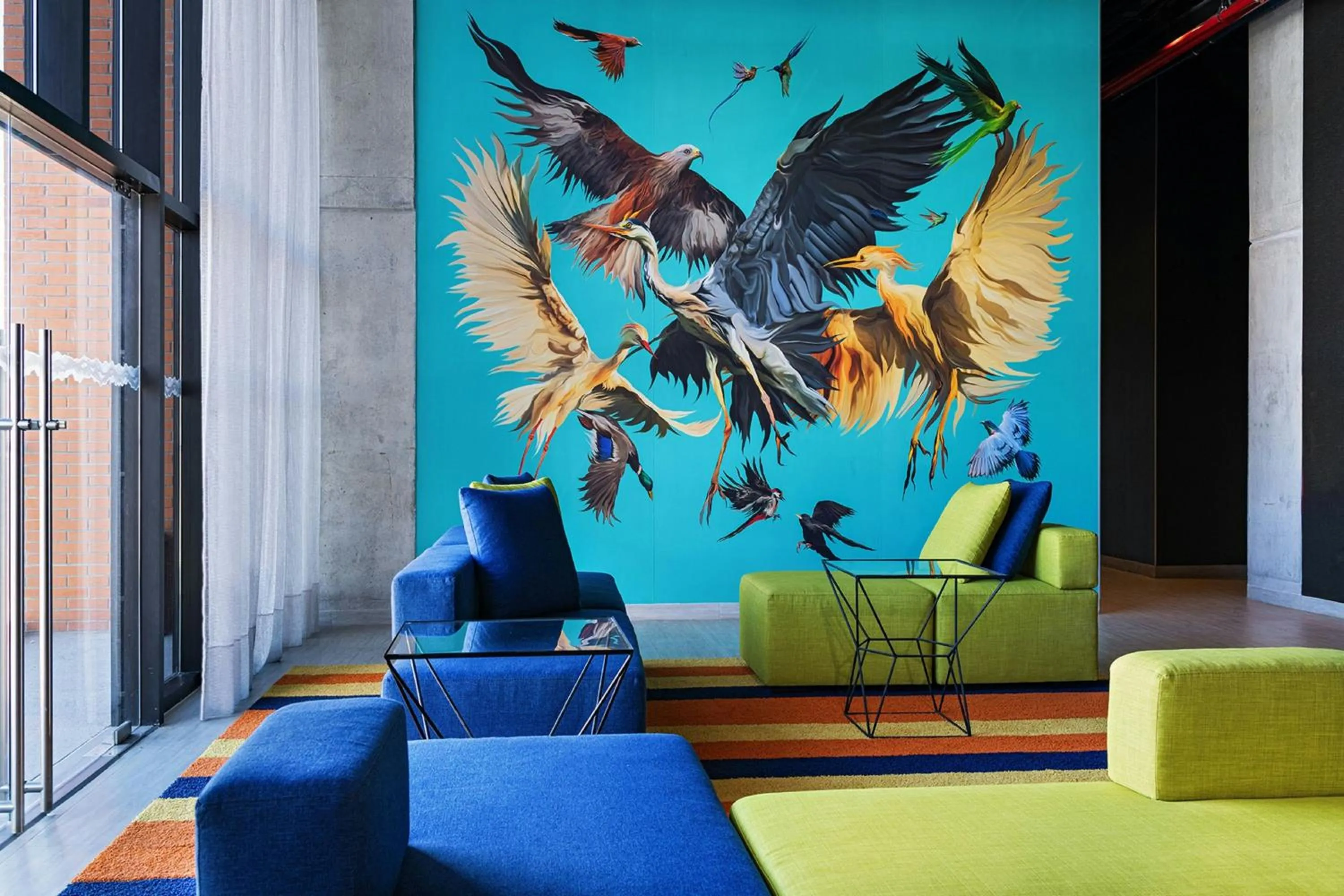 Living room in Aloft Guadalajara Sur