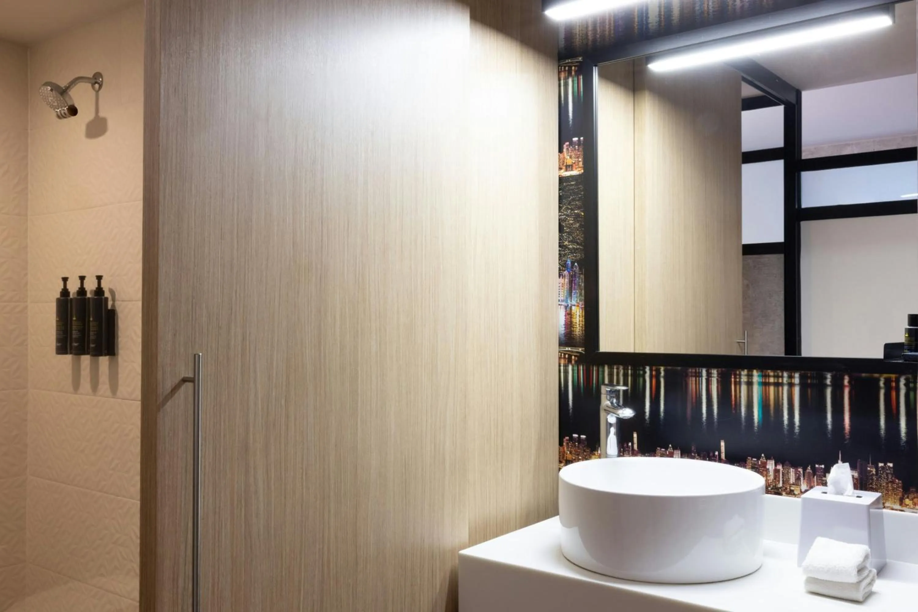 Bathroom in Aloft Guadalajara Sur