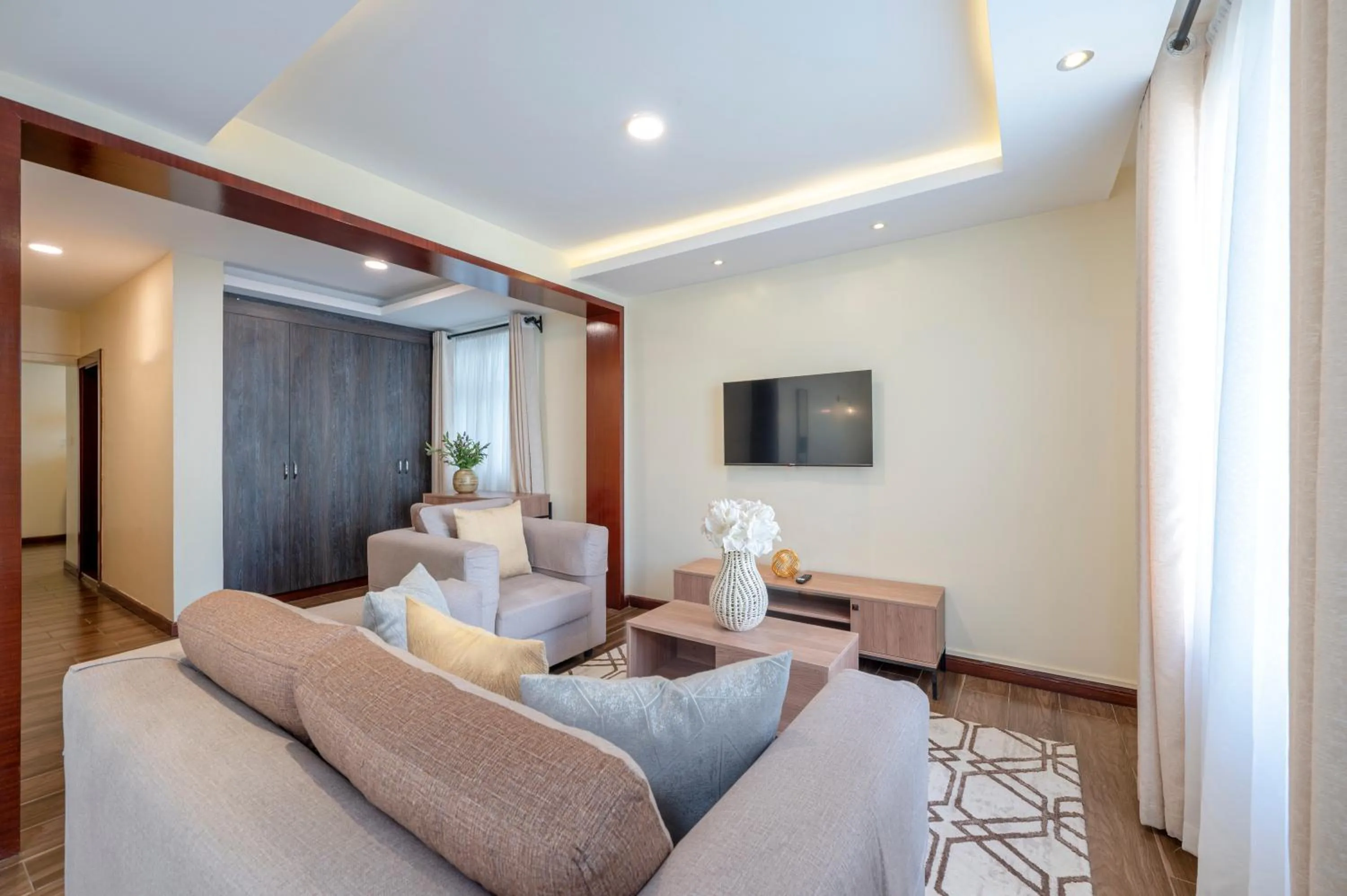Living room in Roma Court Serviced Apartments