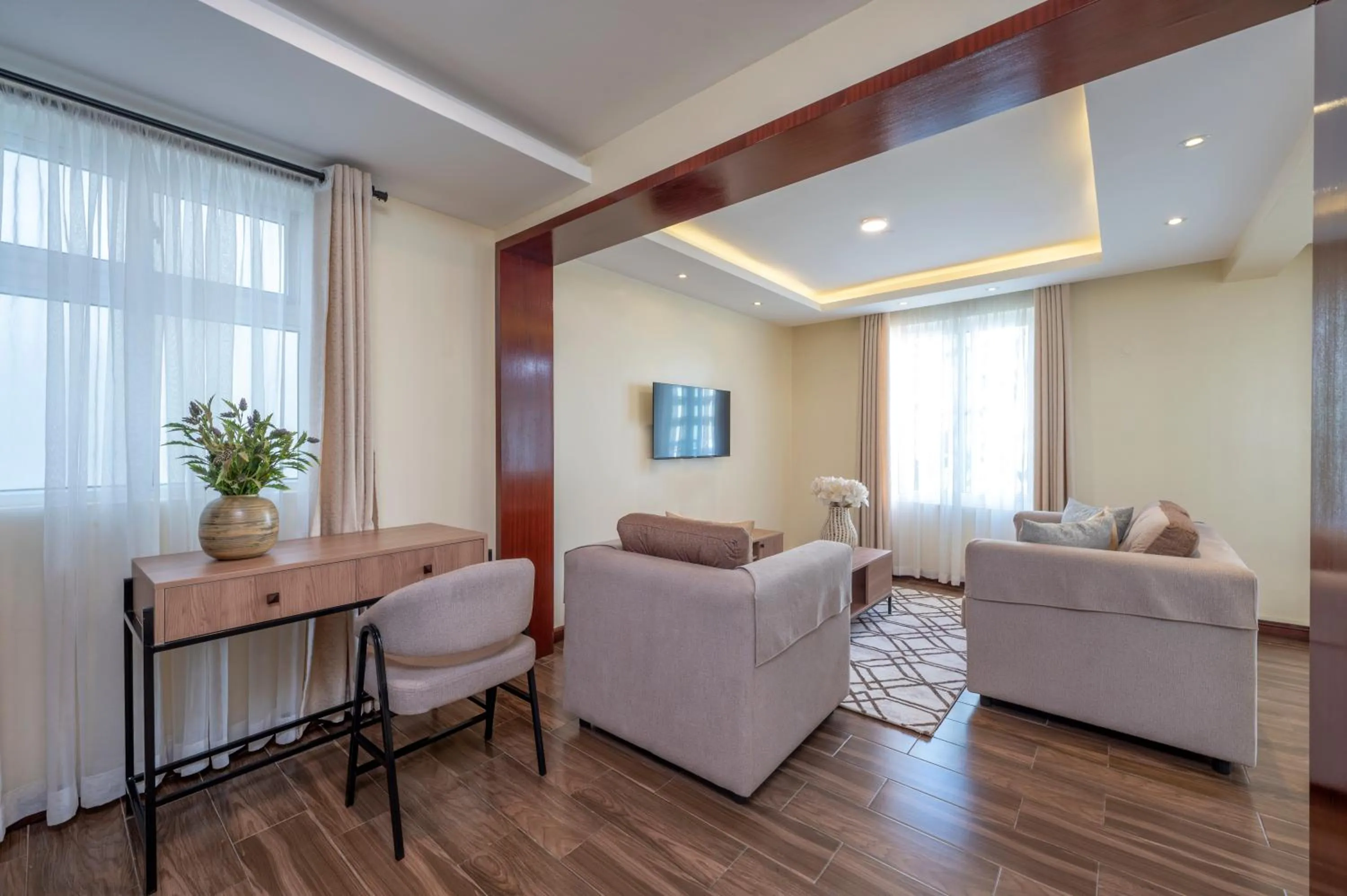 Living room in Roma Court Serviced Apartments