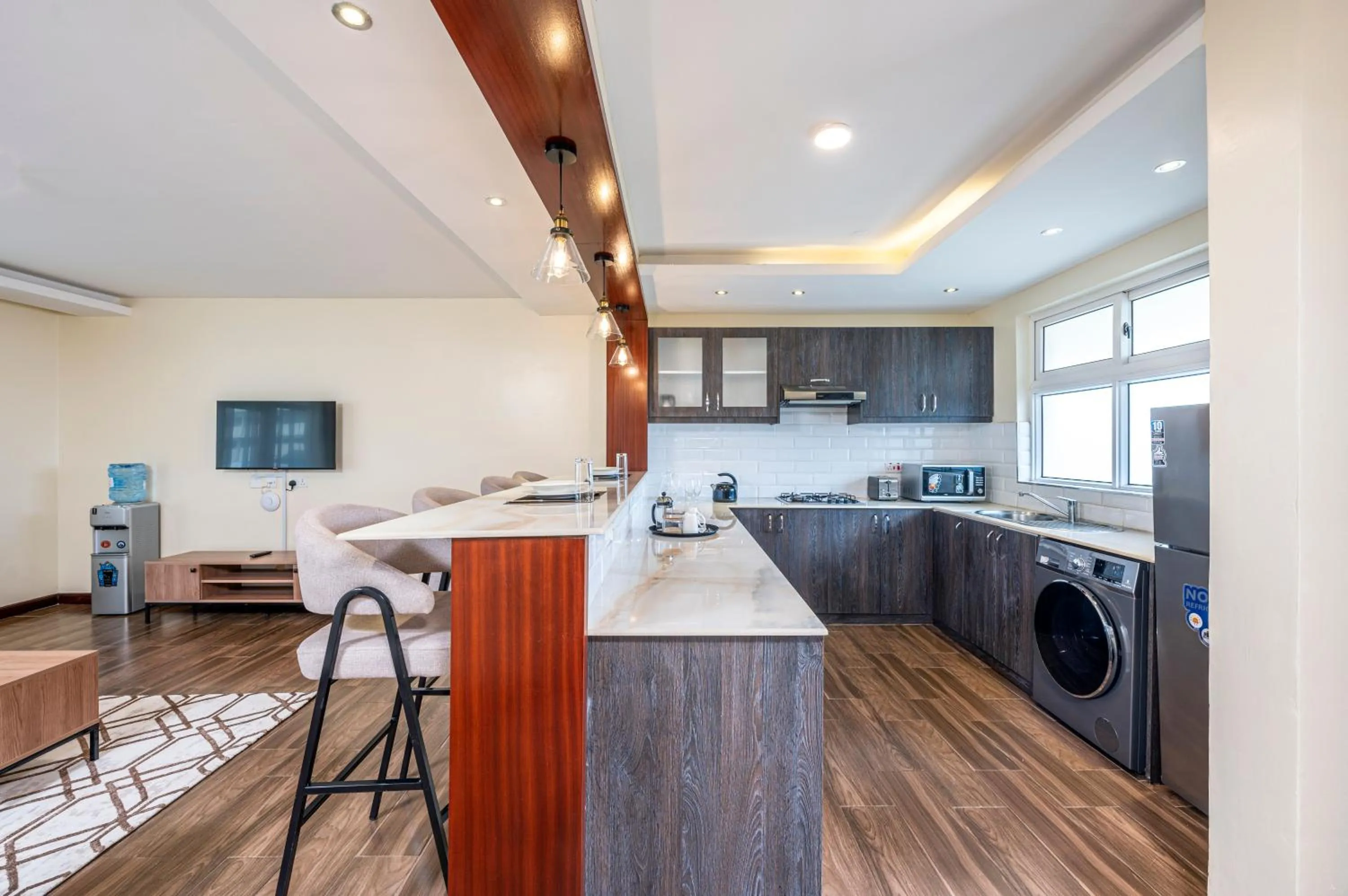 Dining area in Roma Court Serviced Apartments